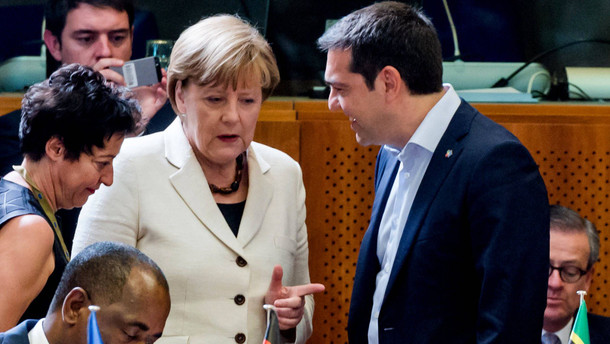 Alexis Tsipras, Angela Merkel