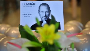 trauer um steve jobs vor dem
