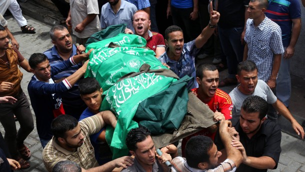 Funeral for airstrike victims in Gaza