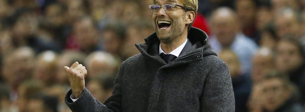 Wieder „nur“ ein Unentschieden: Zumindest bejubelt Jürgen Klopp sein erstes Tor an der Anfield Road