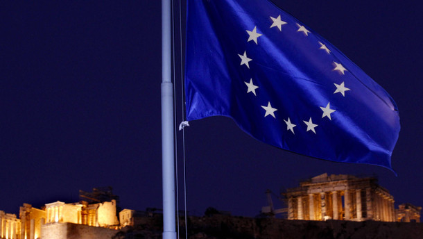 Noch brennt Licht auf der Akropolis in Athen Euro-Gruppe verhandelt ueber Griechenland