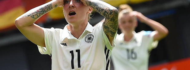 Nicht zu fassen: Deutschlands Anja Mittag 