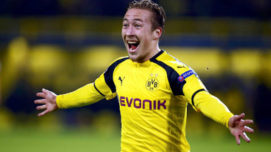 Das 7:3 freute den Torschützen am meisten: Felix Passlack erzielte seinen ersten Champions-League-Treffer
