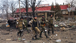 Pro-Russische Rebellen in Debaltsewe