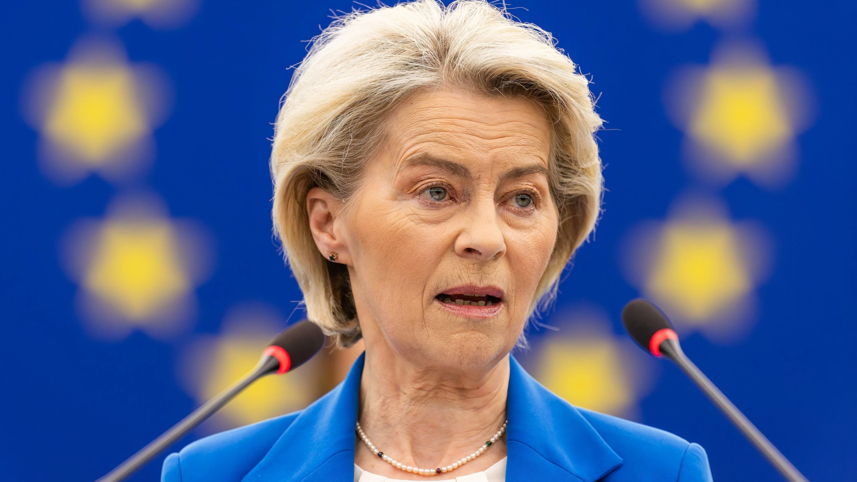 Krieg in der Ukraine: Von der Leyen: Nur Druck bringt Moskau an Verhandlungstisch Krieg in der Ukraine: Von der Leyen: Nur Druck bringt Moskau an Verhandlungstisch