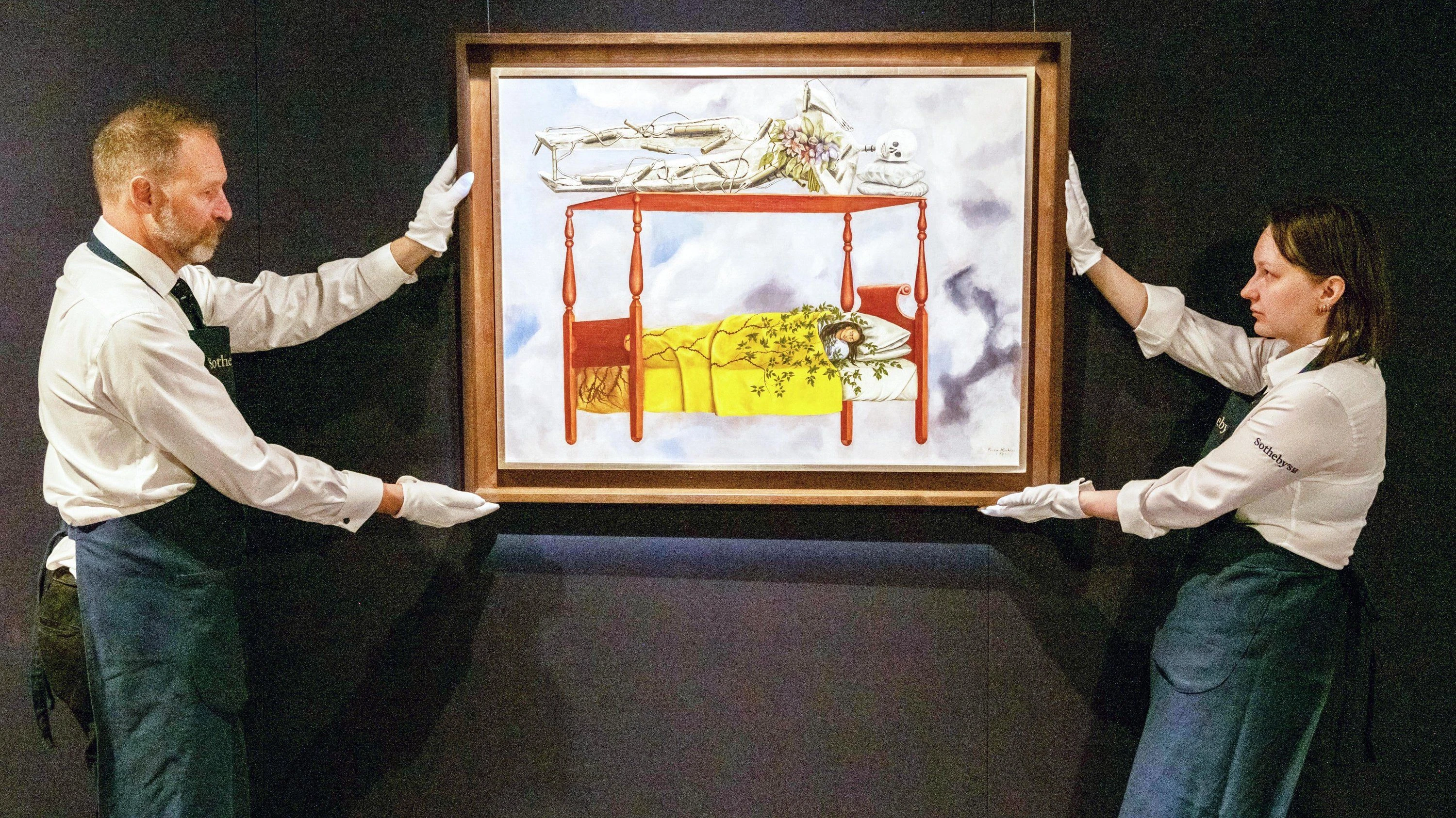 Künstlerin von Weltruf: Frida-Kahlo-Gemälde für Rekordsumme von 54,6 Millionen Dollar versteigert