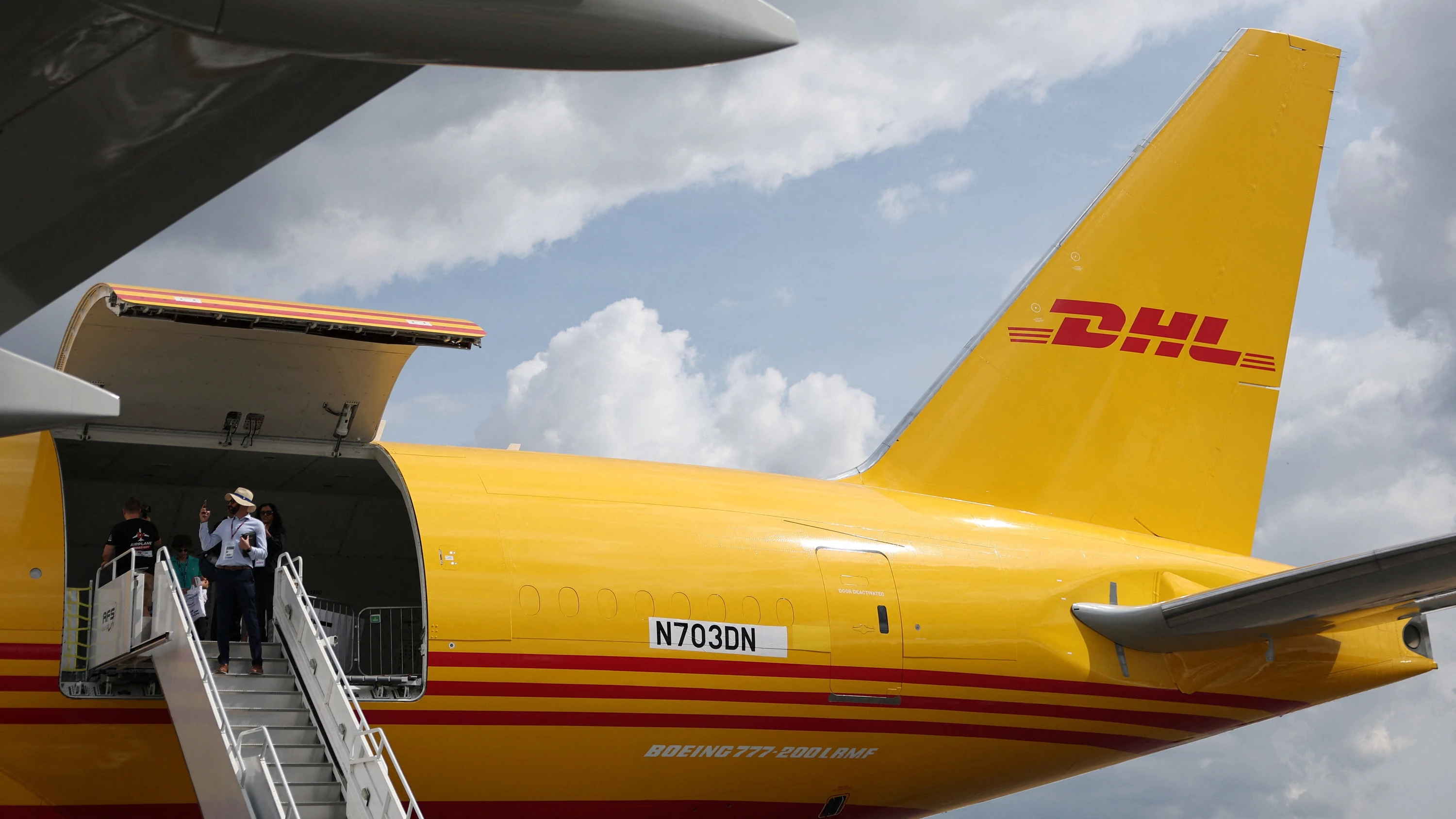 Gewinnbringer: Die Flugzeugflotte von DHL war im ersten Halbjahr gut ausgelastet. - Reuters
