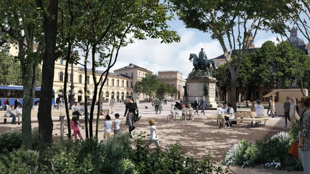 Münchner Ludwigstrasse: Der Boulevard wird zur Buddelkiste