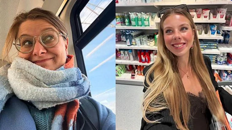 Haben ihre Nische im Zug und im Drogeriemarkt gefunden: die Influencerinnen Enya (l.) und Joelle Mißler - einzigartigeenya/Tiktok, Joelle-missler/Tiktok