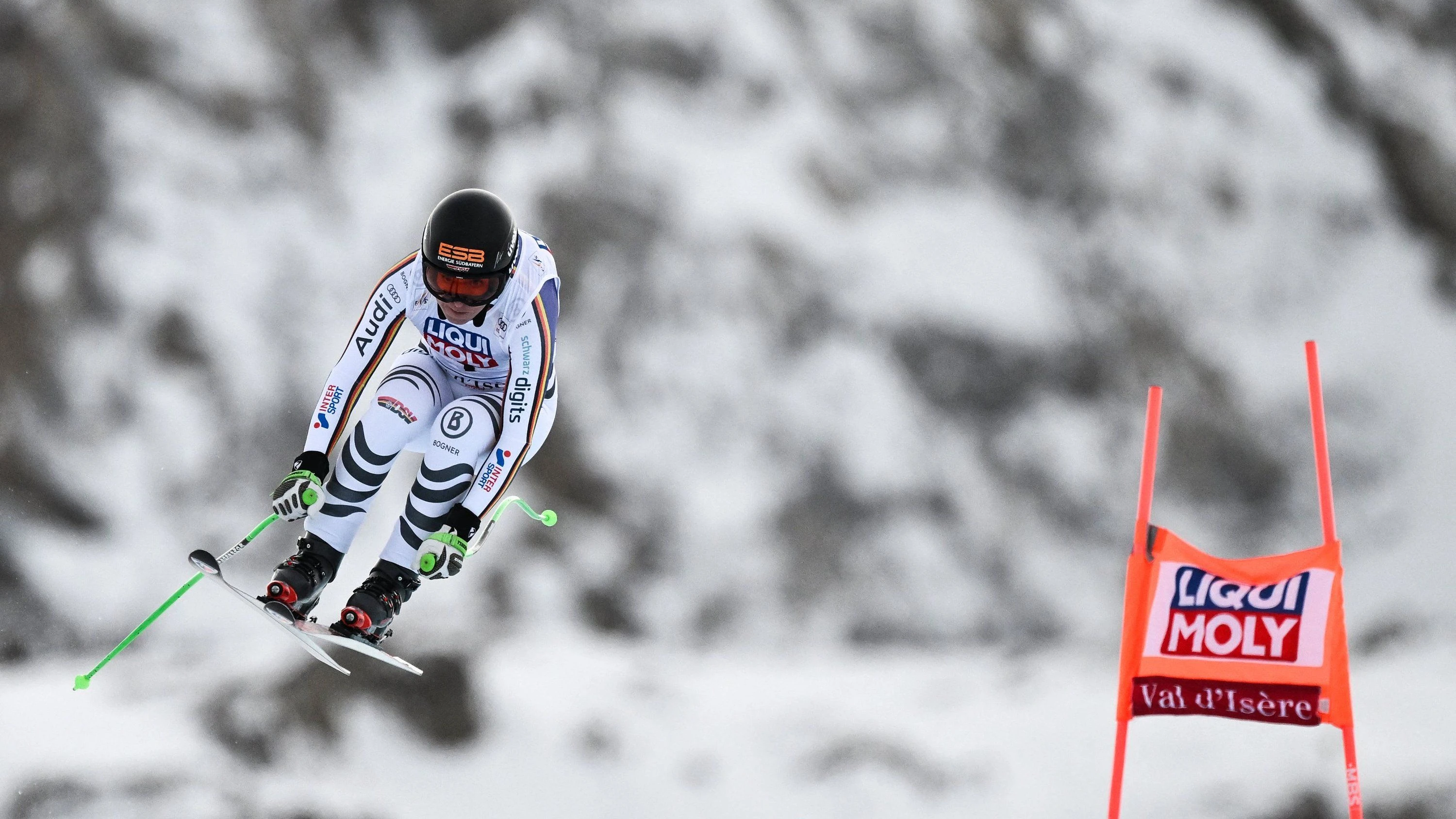 Gut in Schuss bei der Abfahrt in Val d'Isère: Kira Weidle-Winkelmann - dpa
