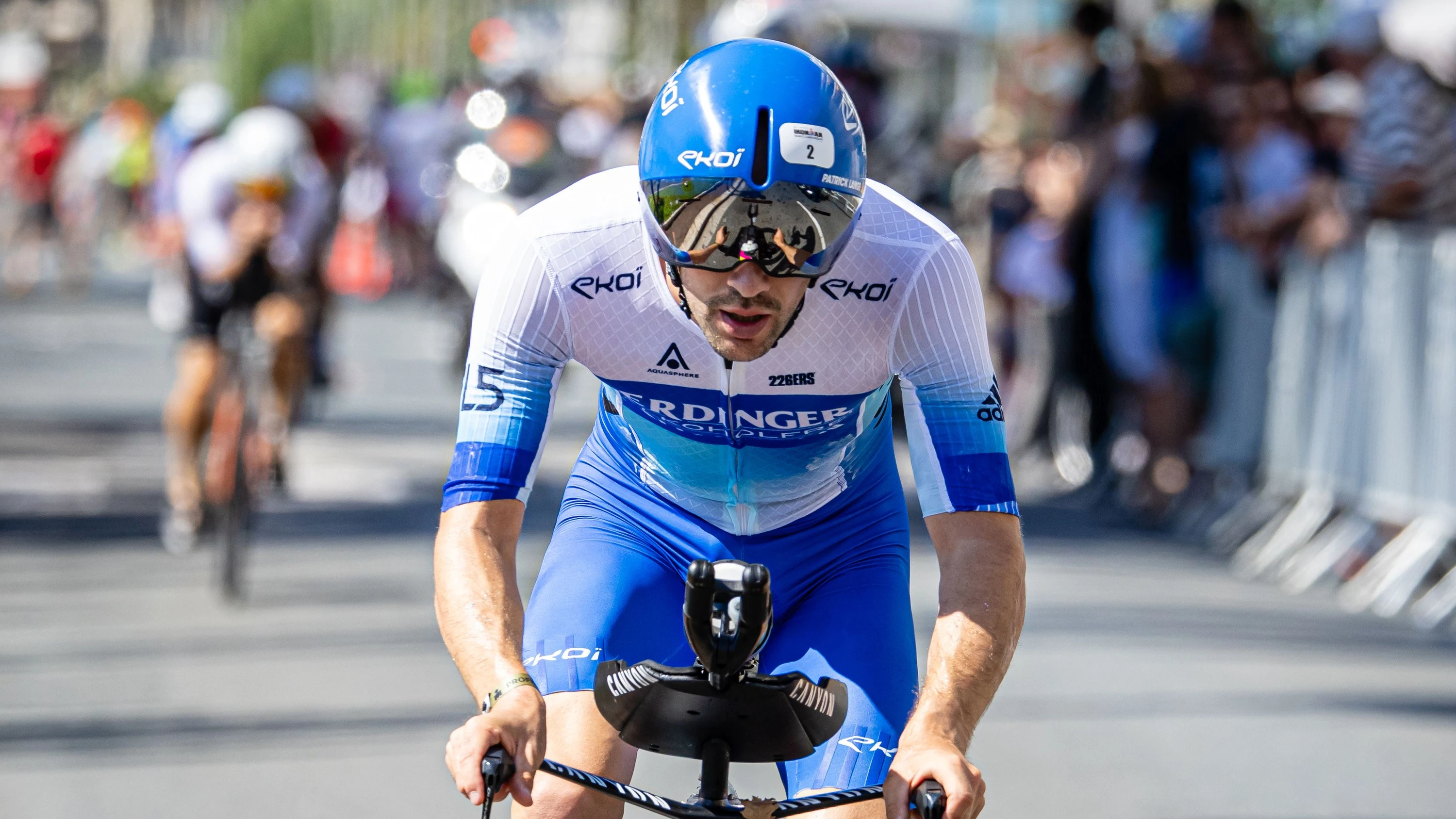 Bei seinem Ironman-Sieg 2024 konnte Patrick Lange die Radstrecke noch erfolgreich bewältigen. - dpa/Picture Alliance
