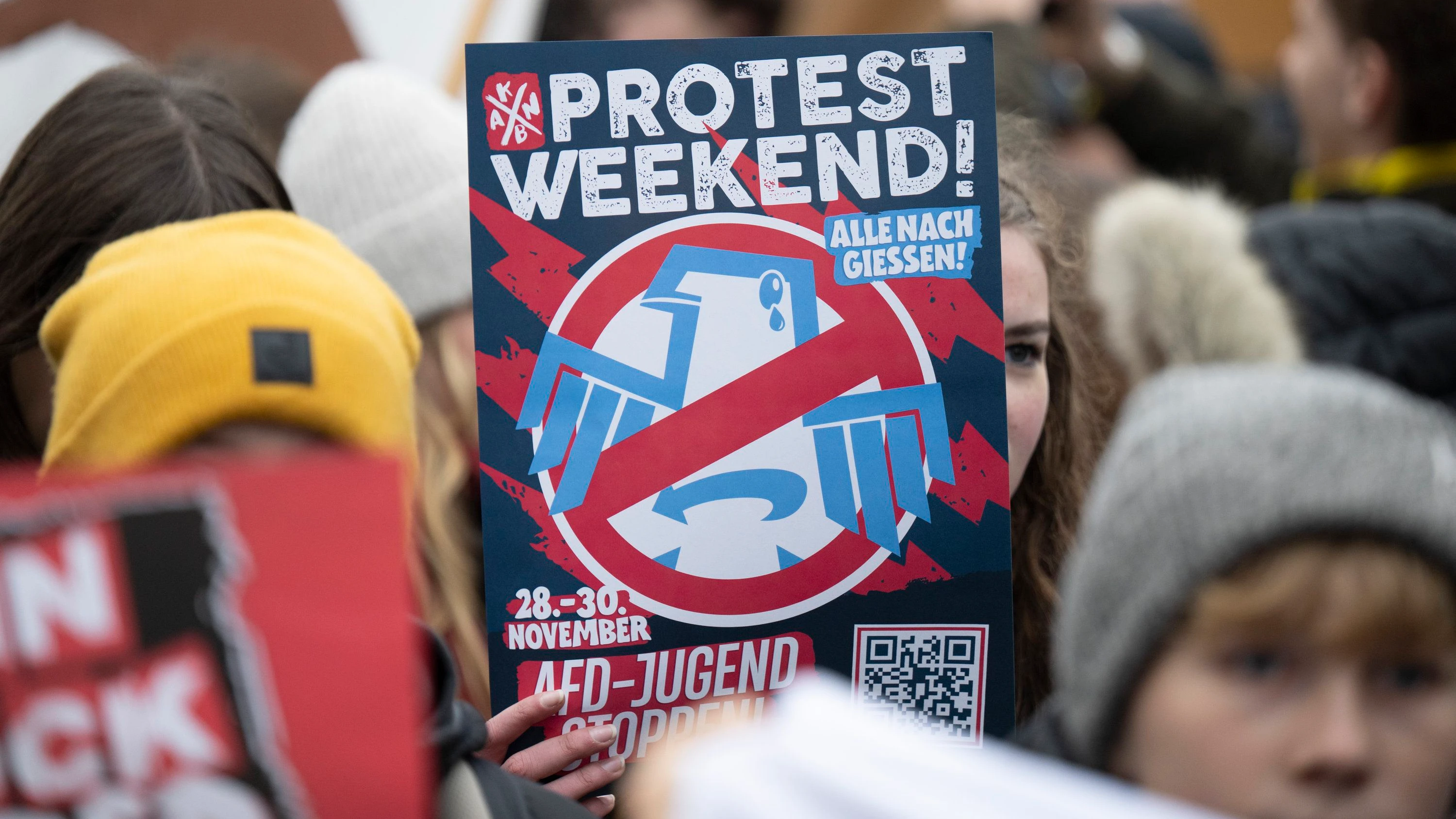 Protest gegen AfD-Jugend: Alle Augen auf Gießen gerichtet