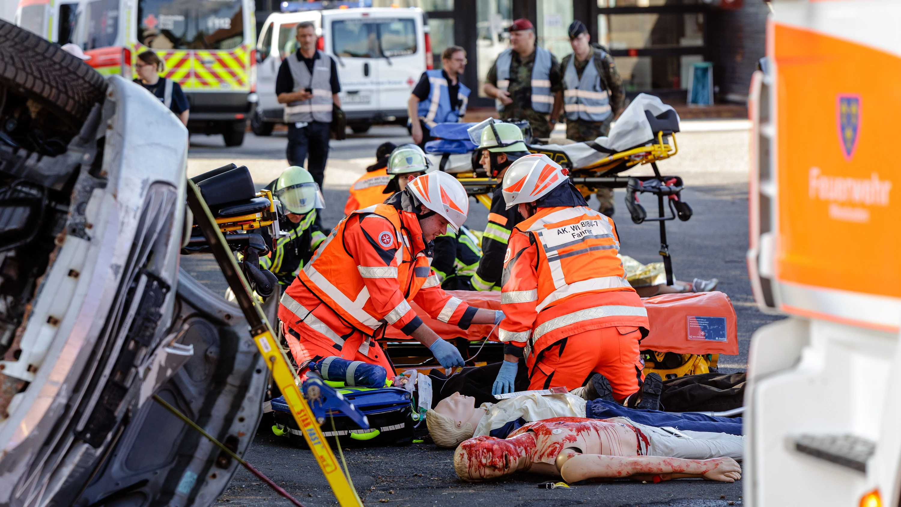 Katastrophenschutz: Hunderte Einsatzkräfte proben den Ernstfall