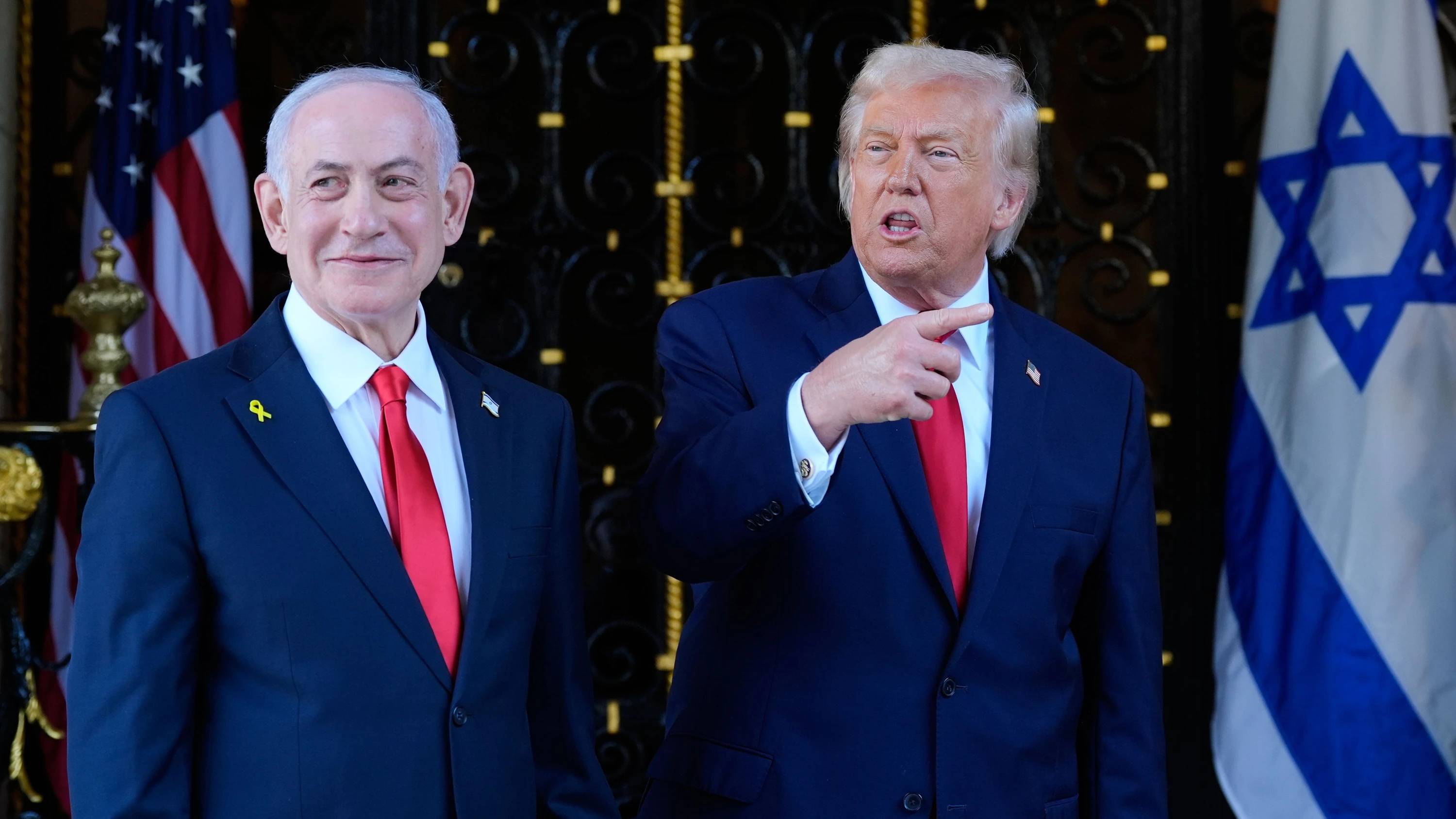 Der israelische Ministerpräsident Benjamin Netanjahu und US-Präsident Donald Trump in Mar-a-Lago im Dezember - dpa
