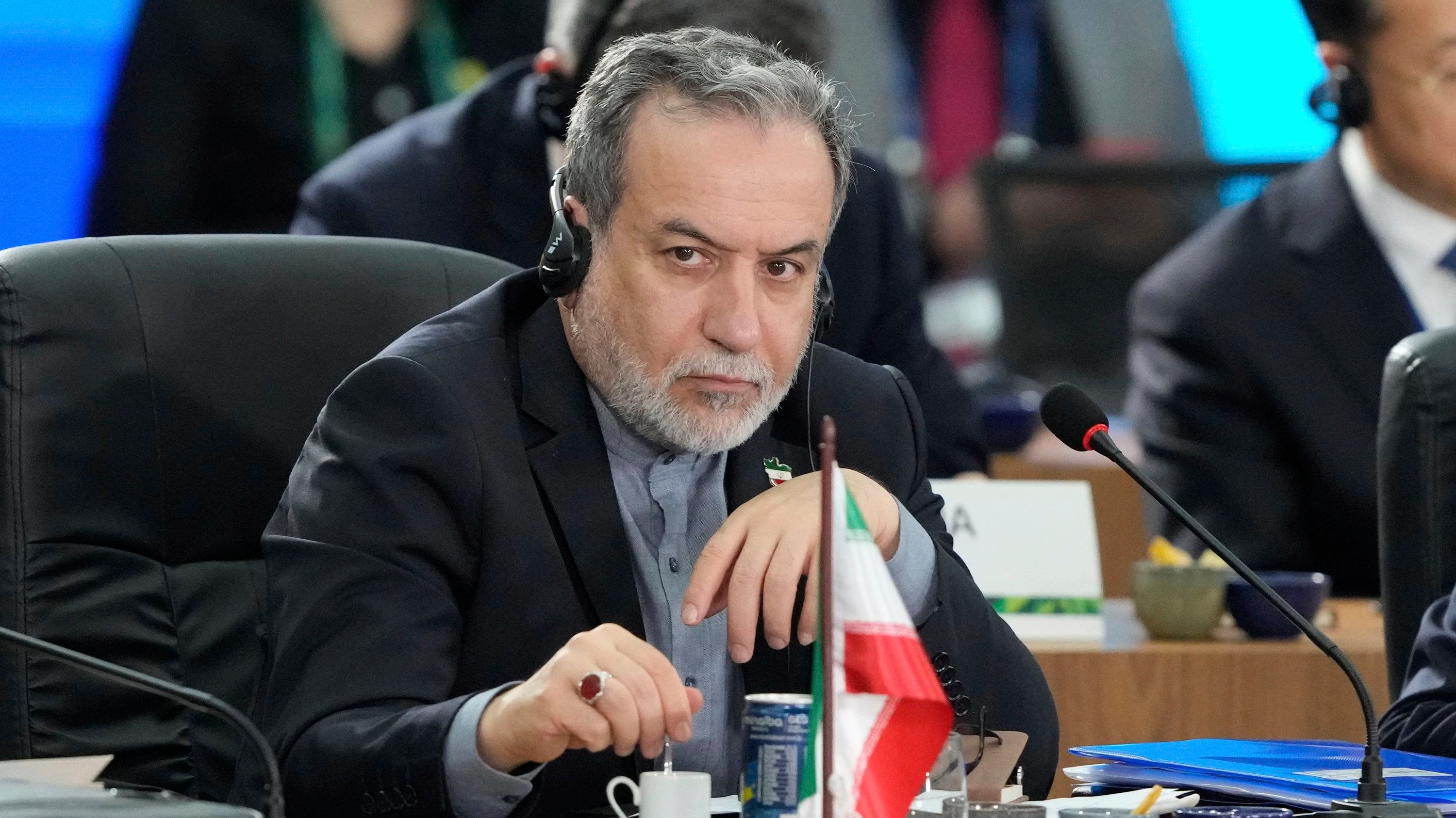 Der iranische Außenminister Abbas Araghtschi nimmt am 17. jährlichen BRICS-Gipfel in Brasilien im Juli teil. - dpa