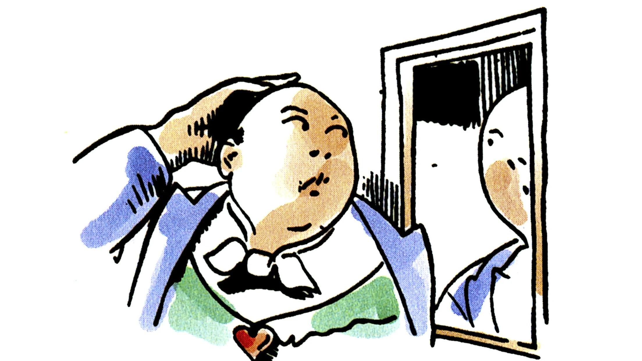 Fraktur: Kahler Kopf Fraktur: Kahler Kopf