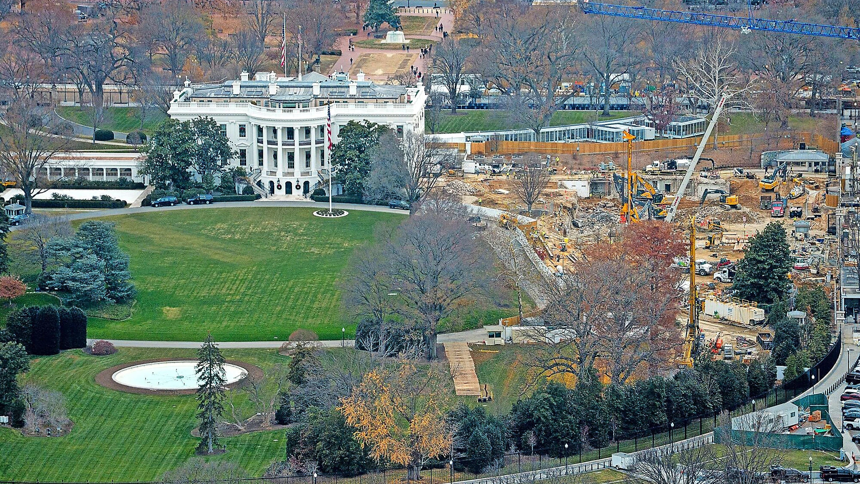 Vorerst kein Baustopp: Trump drückt Umbaupläne für das Weiße Haus durch
