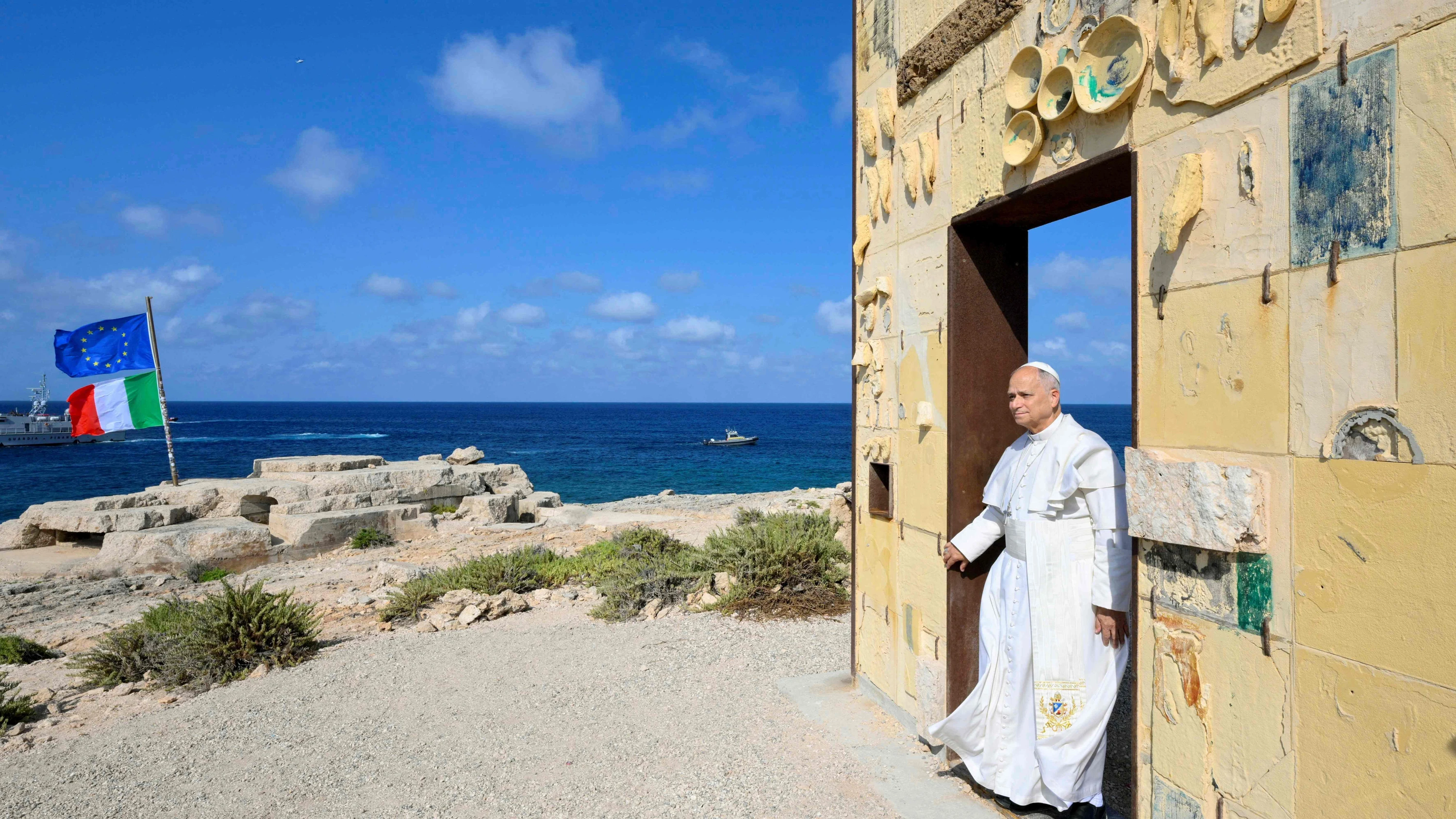 Leo auf Lampedusa: Die Kraft der Barmherzigkeit Leo auf Lampedusa: Die Kraft der Barmherzigkeit