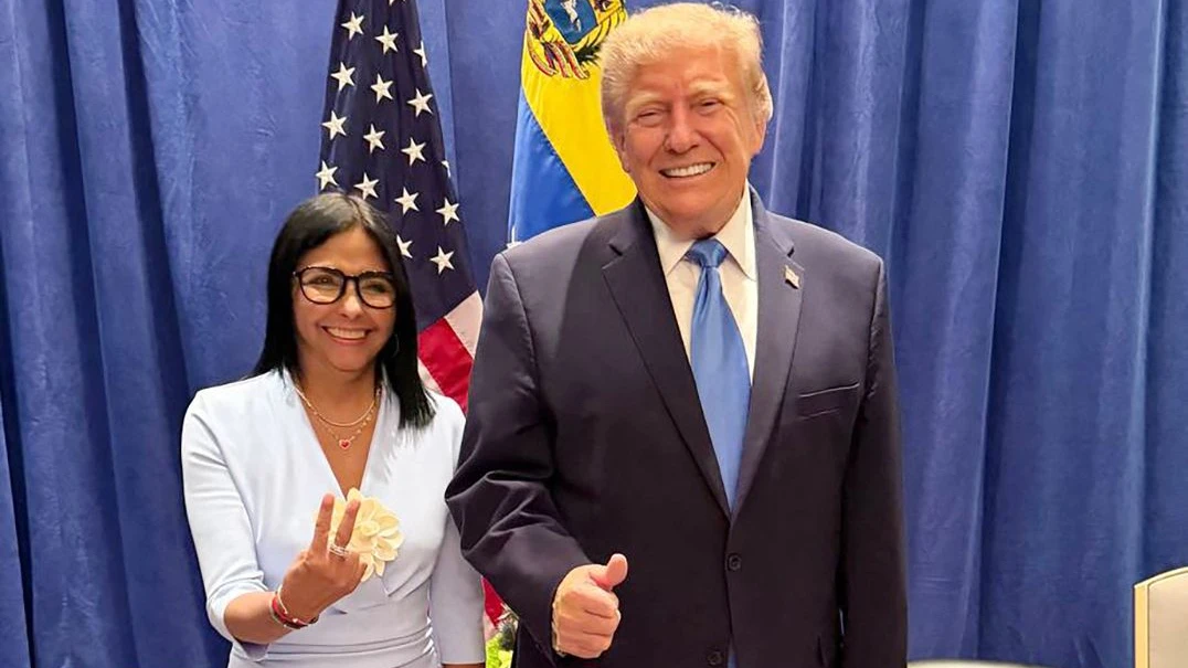 USA unter Trump: Trump trifft Venezuelas Präsidentin Rodríguez