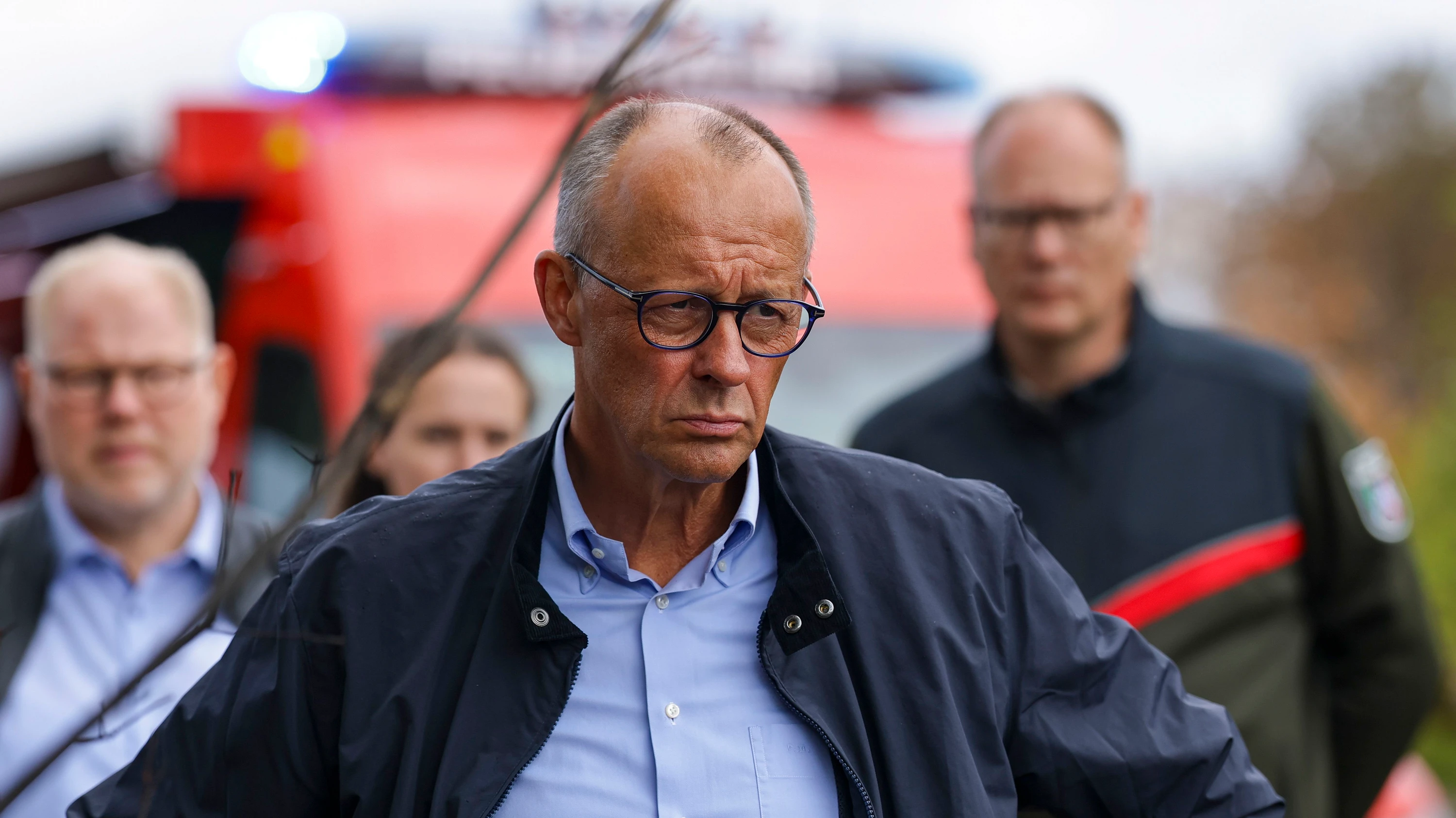 Merz im Hürtgenwald: „Das ist Klimawandel“