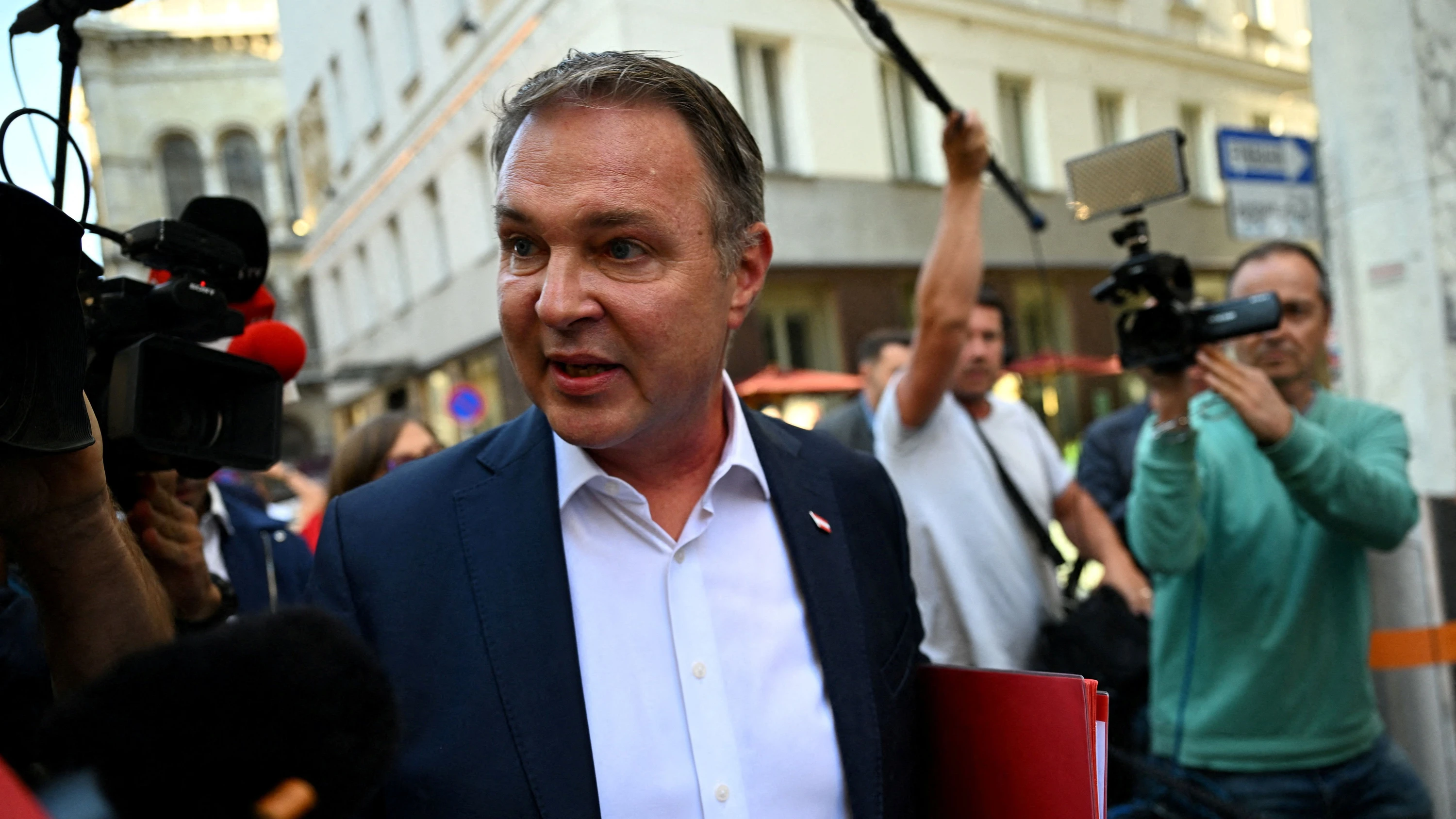 Andreas Babler Anfang Oktober in Wien - Reuters