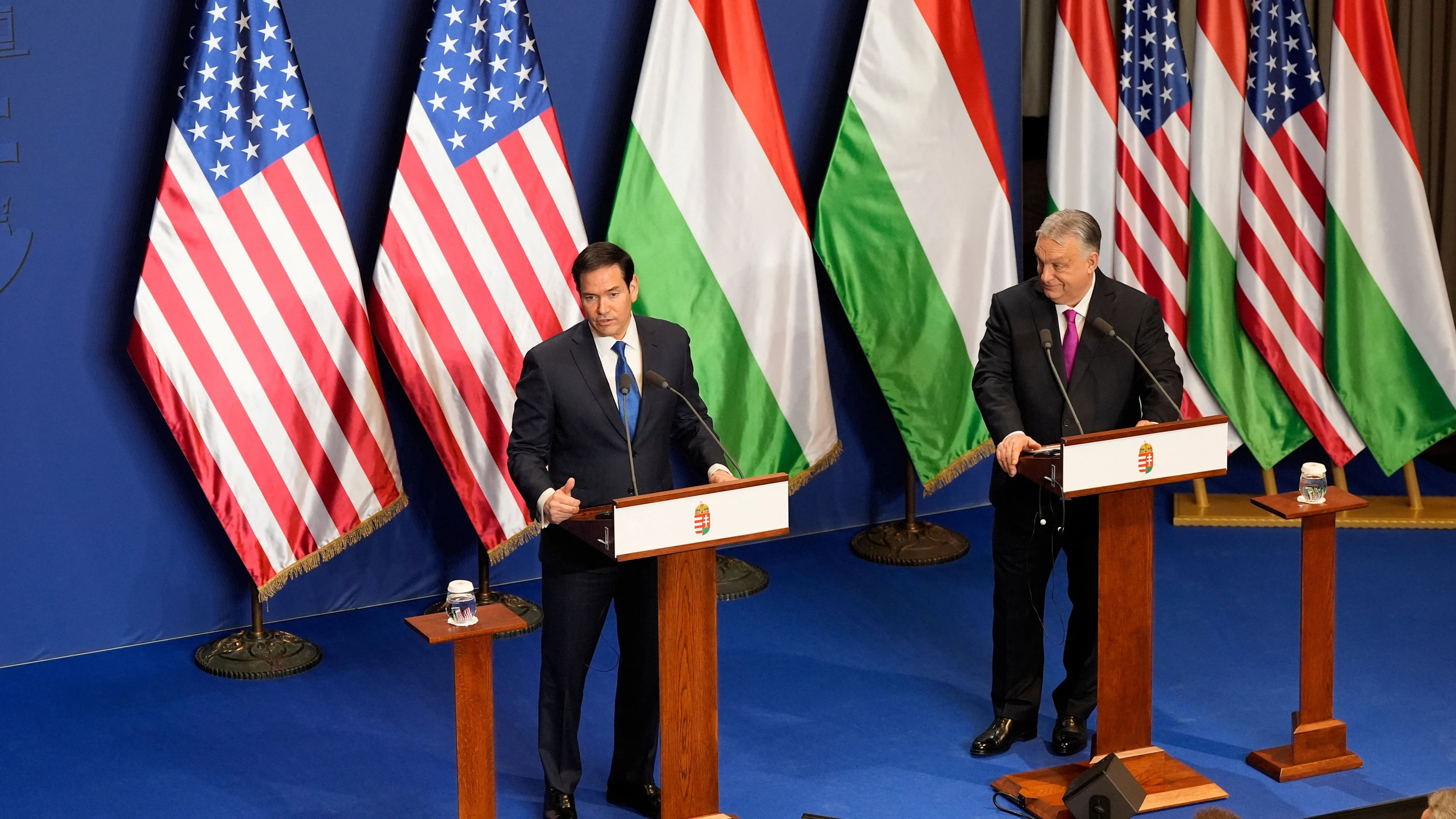 Rubio in Ungarn: Orbán bekommt Schützenhilfe aus Amerika Rubio in Ungarn: Orbán bekommt Schützenhilfe aus Amerika