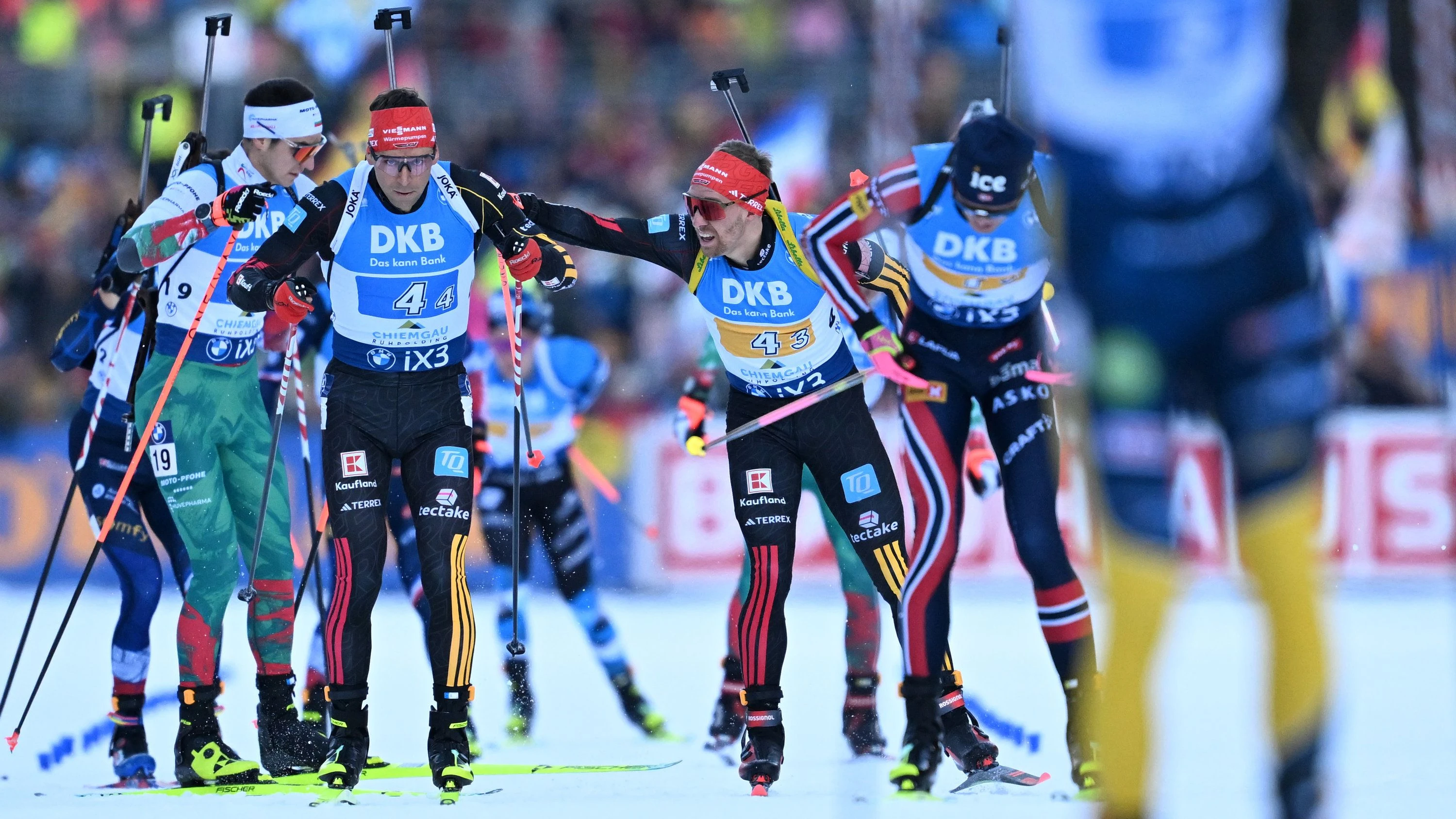 Biathleten auf Platz drei: „Es hat so gescheppert auf der Schlussrunde“