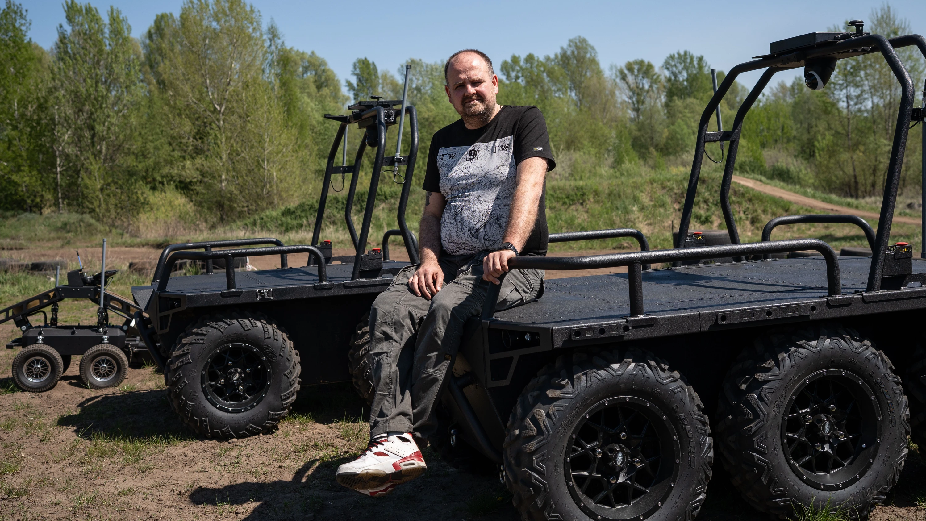 Baut Roboter für den Krieg: Taras Ostaptschuk, Geschäftsführer von Ratel Robotics - Yulia Serdyukova