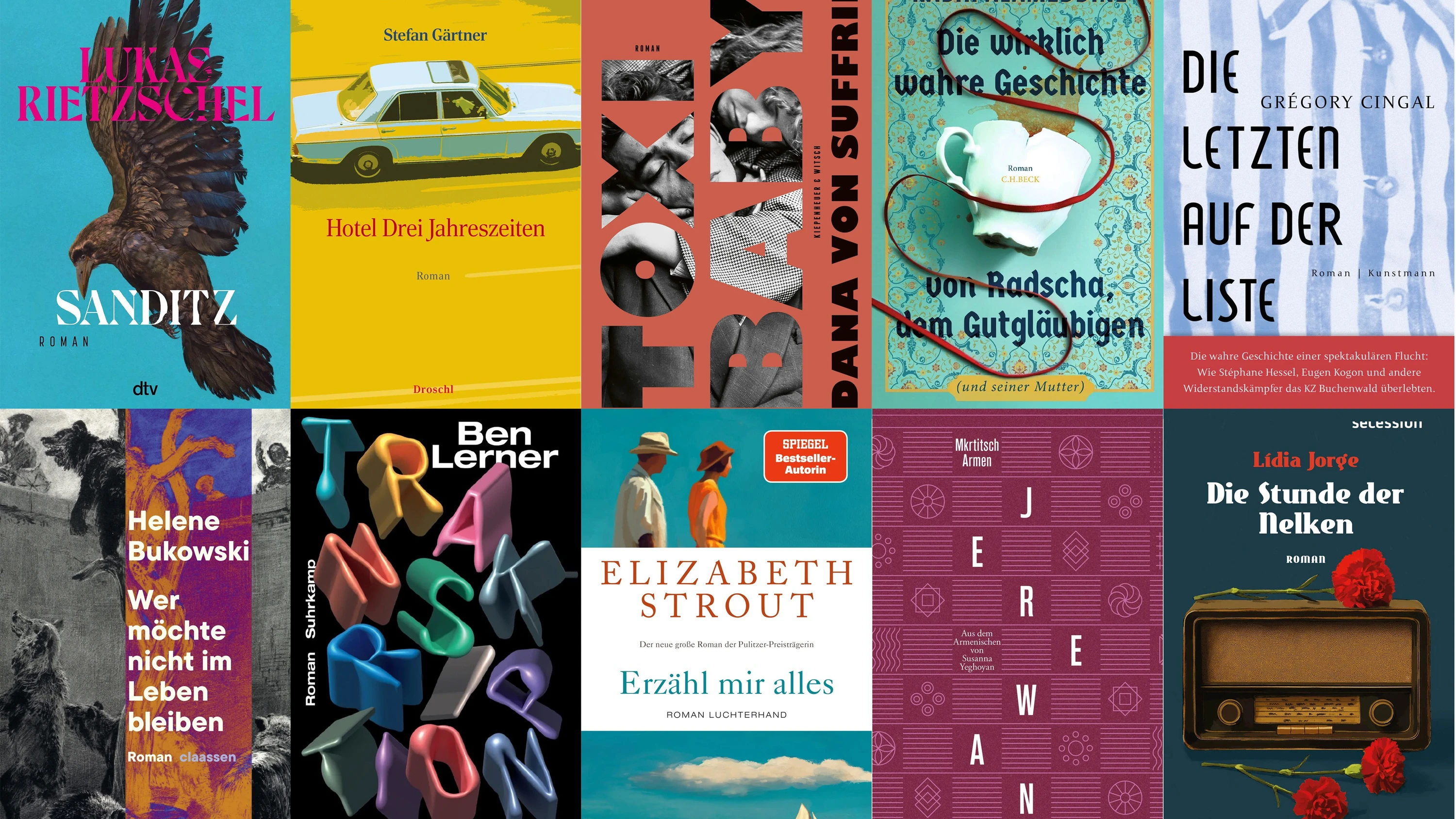 Zur Leipziger Buchmesse: Die wichtigsten Romane des Frühjahrs