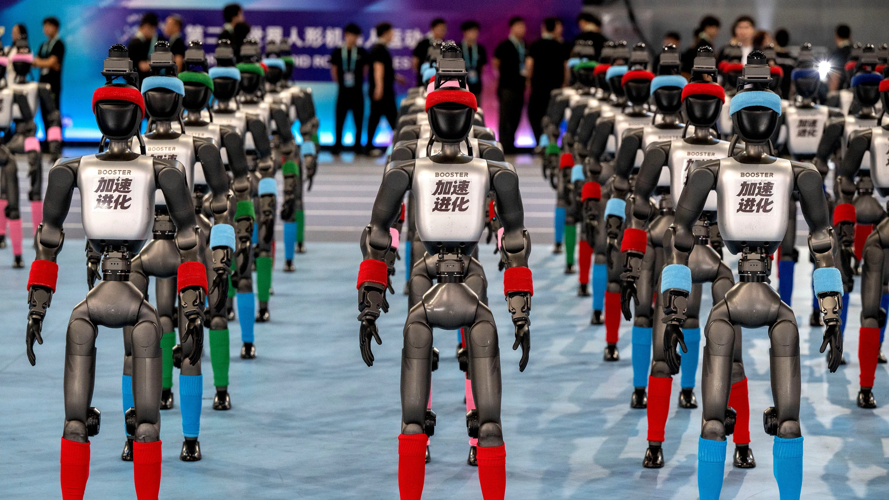 Humanoide Roboter bei den zweiten „weltweiten Roboterspielen“ in Peking, 2026 - Getty