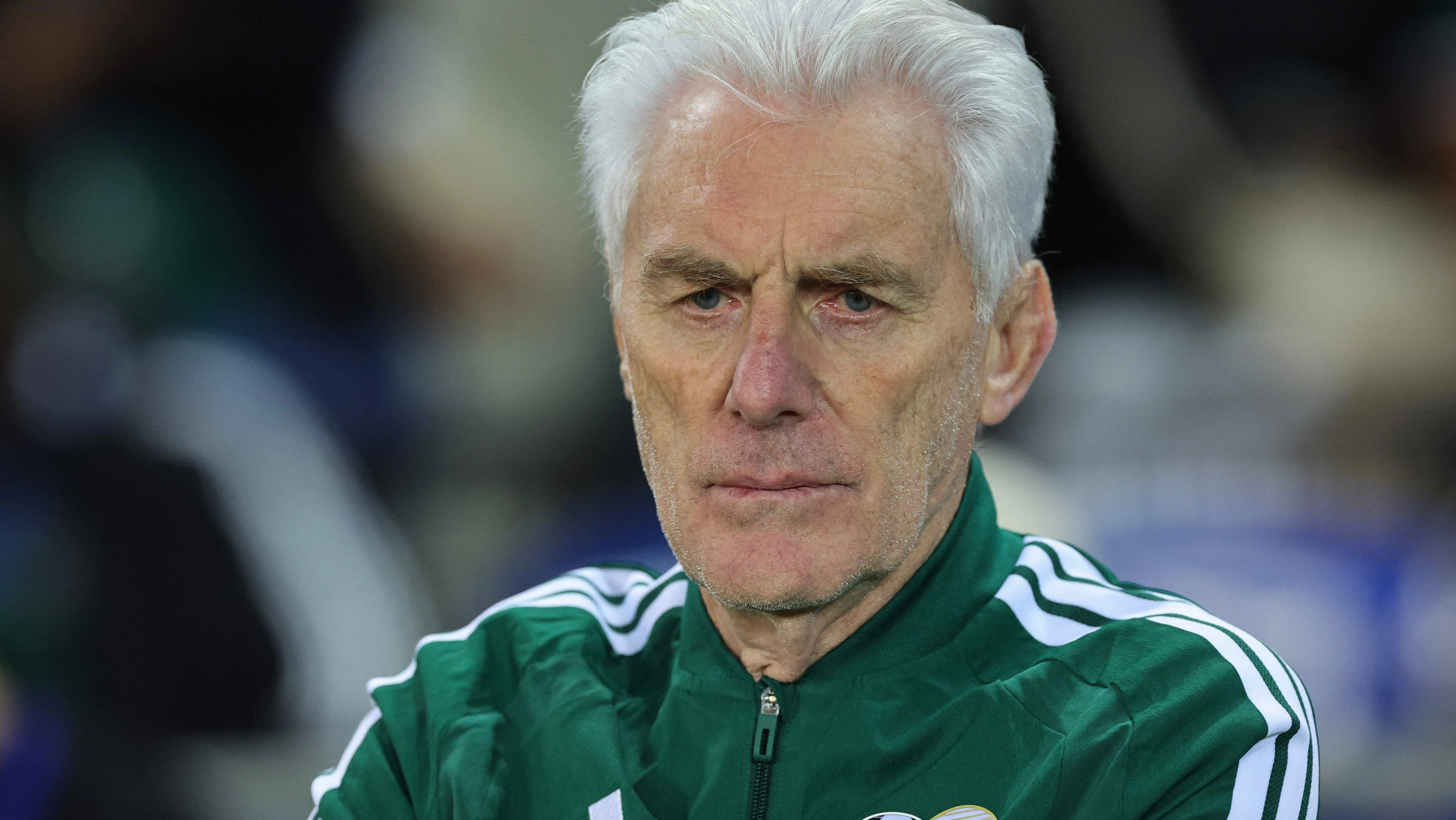 Musste mit seinem Team umplanen: Südafrikas Trainer Hugo Broos - AFP