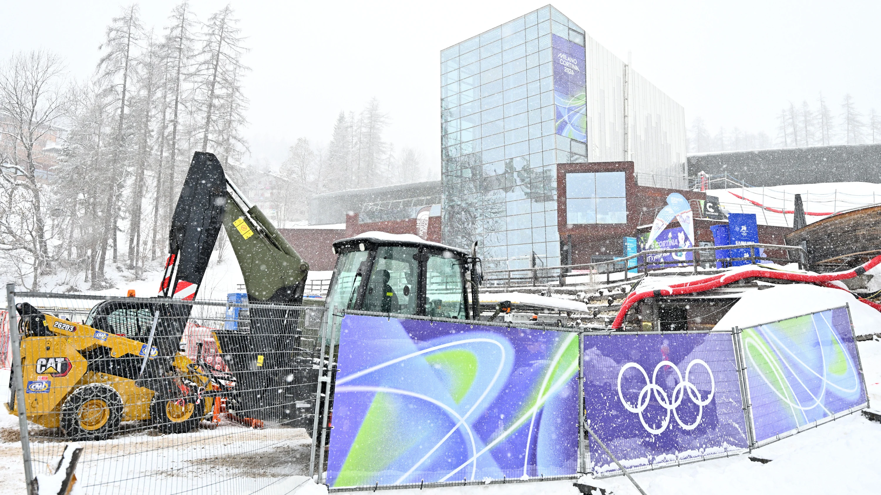 Winterspiele in Italien: Olympia auf der Baustelle