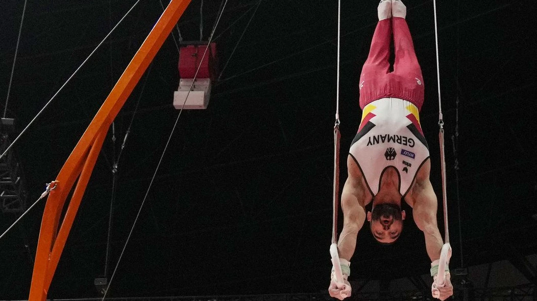 Artur Sahakyan turnt bei der EM im Finale an den Ringen. - AP