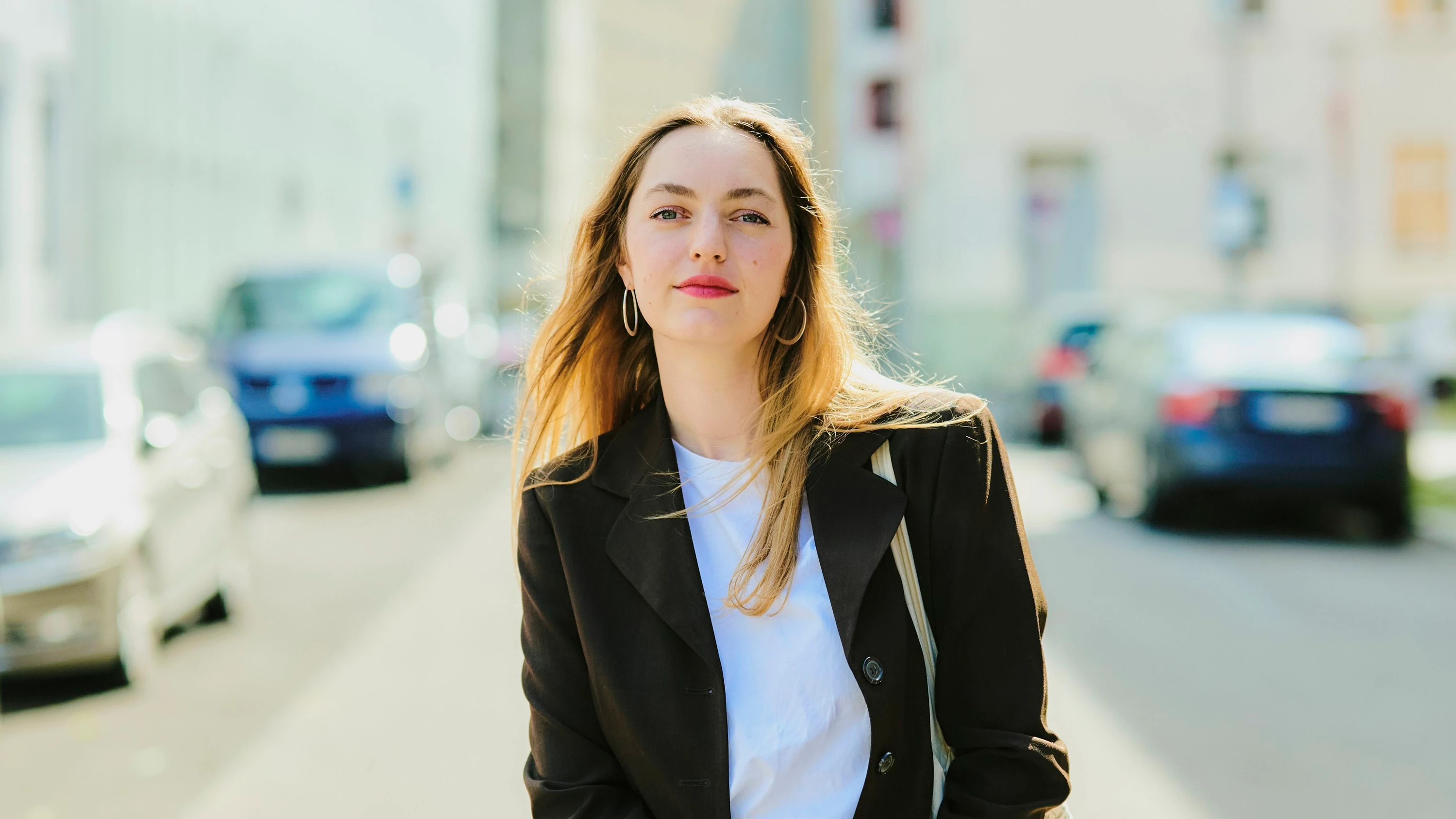 Dana Vowinckel, Ende August in Berlin. Mit ihrem zweiten Roman „Anton und Alma“ steht sie auf der Longlist des Deutschen Buchpreises. - Paulina Hildesheim