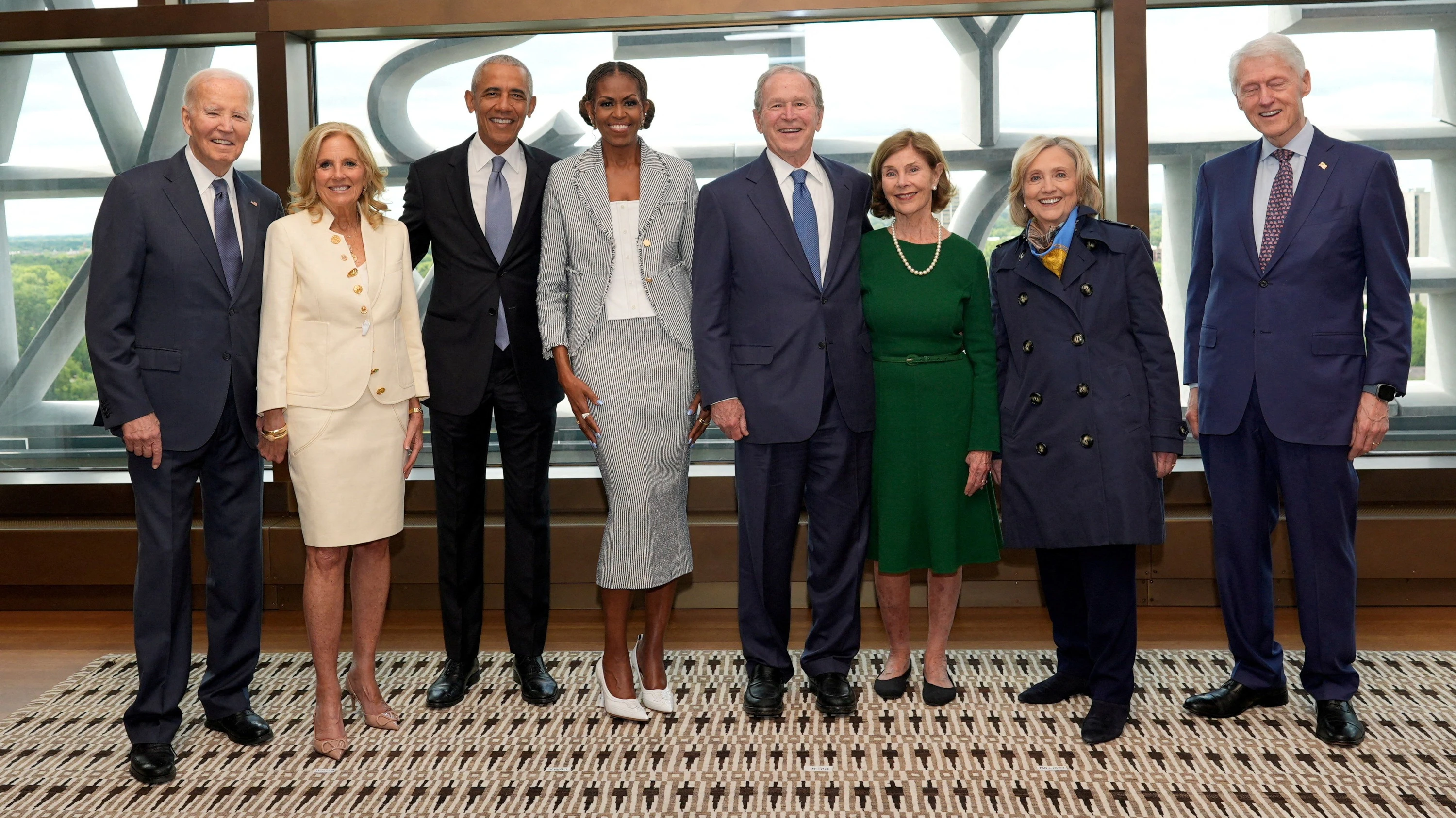 Prominente in Chicago: Obama feiert Eröffnung seines Präsidentenzentrum