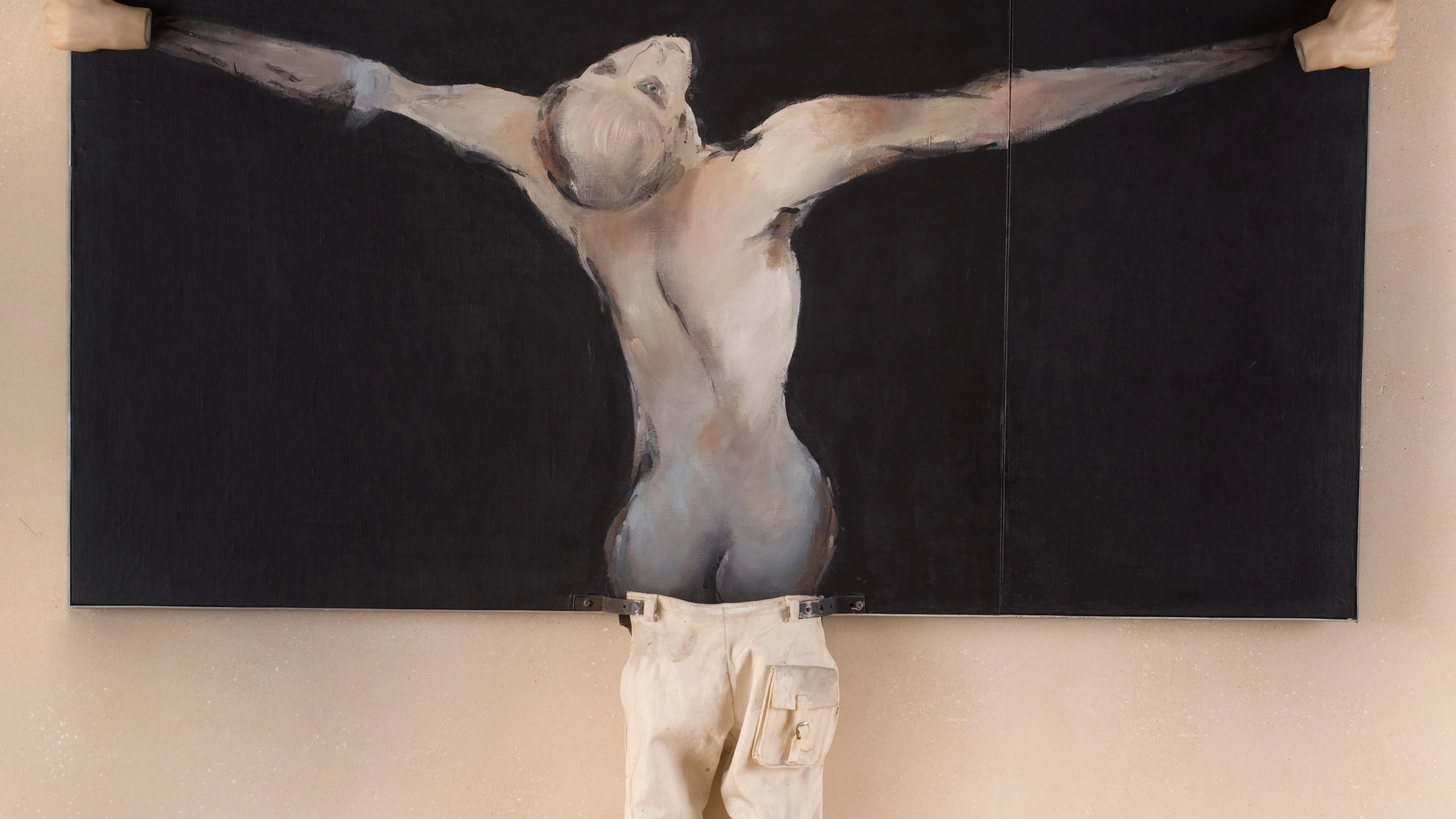 Aus der existenzialistischen Serie „Weiter, Nichts“: Tadeusz Kantors „I Hold the Painting in Which I Am Painted as I Hold a Painting“ aus dem Jahr 1987 - Lech Stangret & Dorota Krakowska/Tadeusz Kantor Foundation