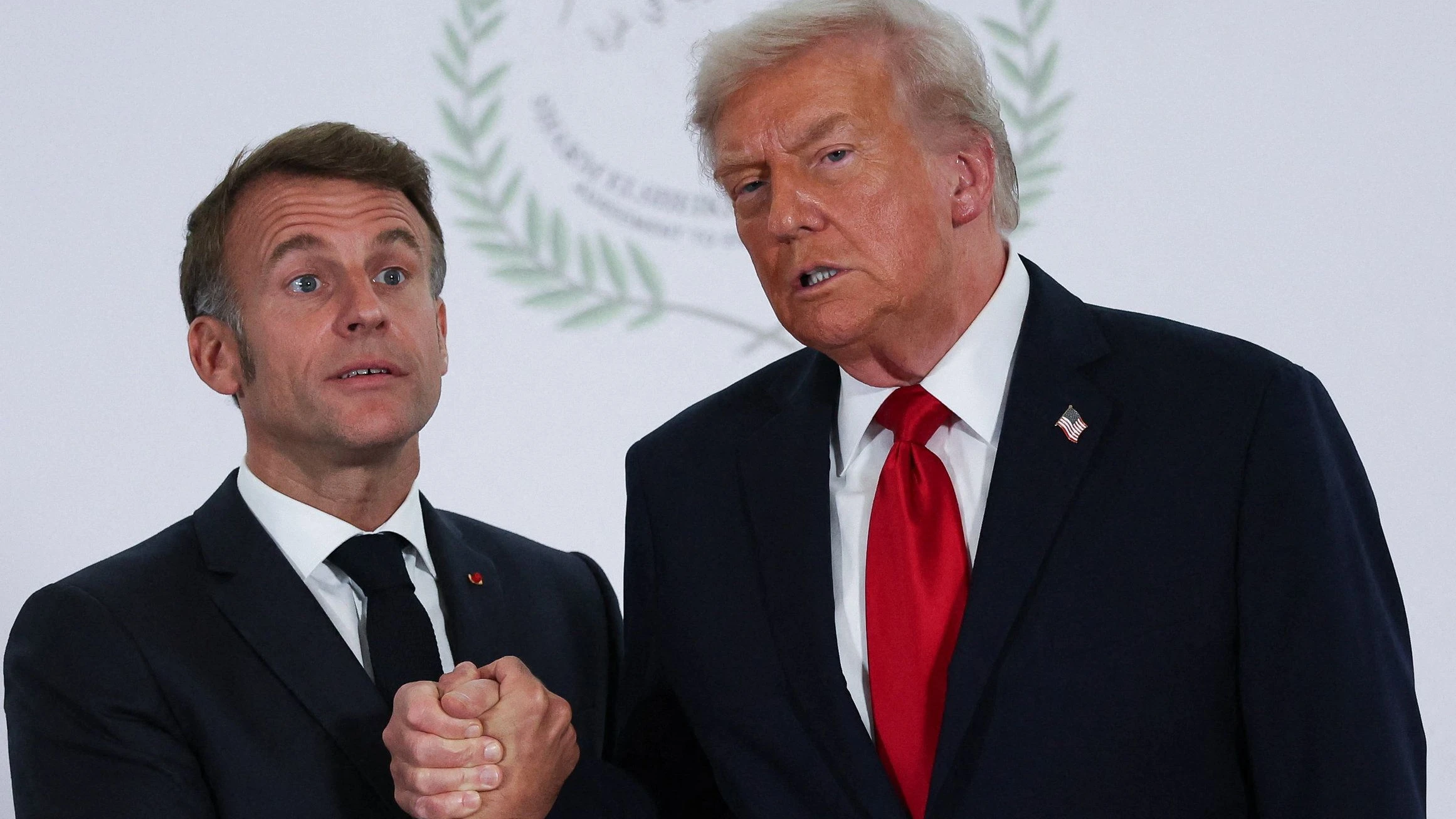 Trumps Rhetorik: Macron nachzuäffen macht ihm Spaß