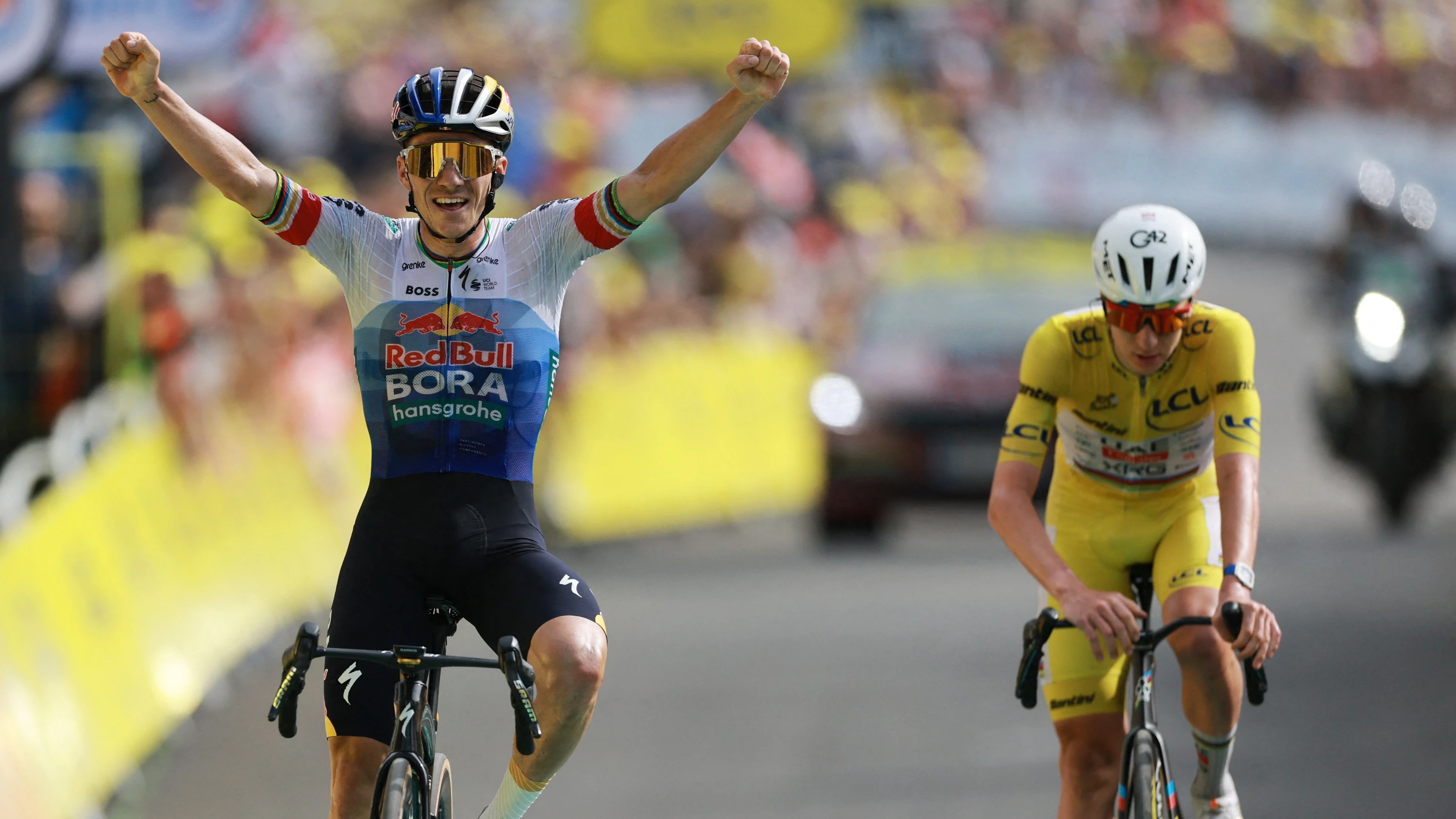 Bild: Tour de France: Vingegaard muss aufgeben – Evenepoel gewinnt
