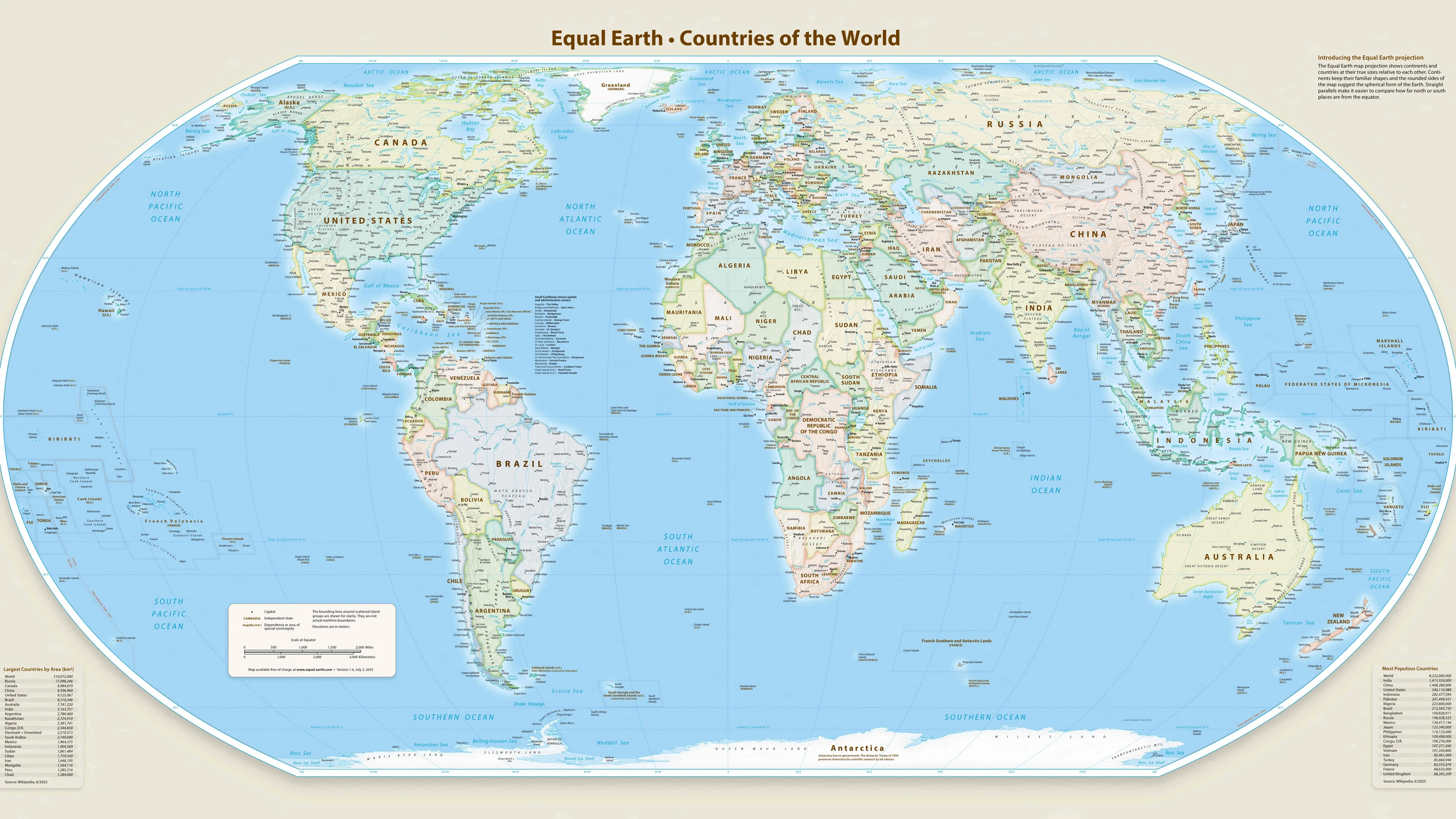 „Equal Earth“: UN stimmt für neue Weltkarte