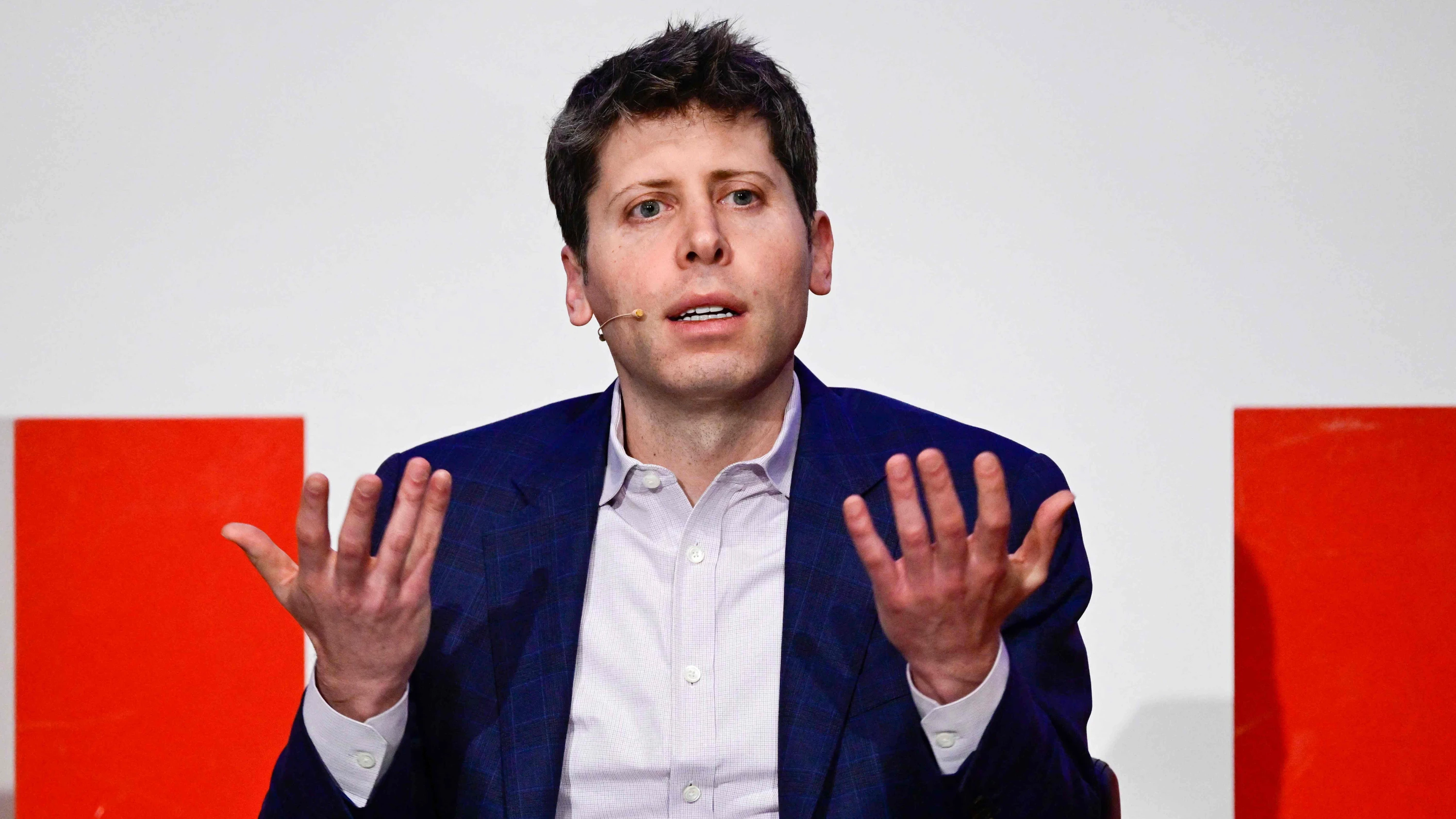 Wir sind jetzt in der Singularität, findet Sam Altman. - AFP