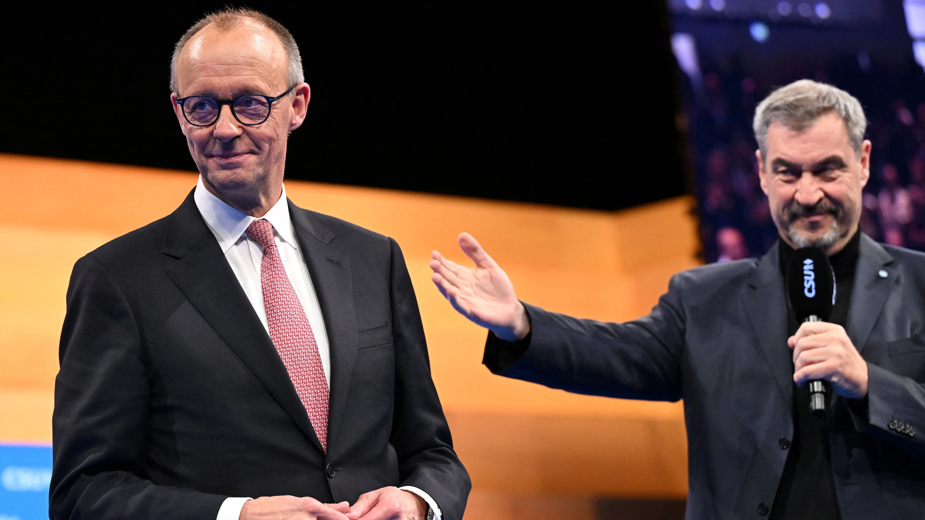 auf CSU-Parteitag: Merz verbittet sich „Klassenkampf“ auf CSU-Parteitag: Merz verbittet sich „Klassenkampf“