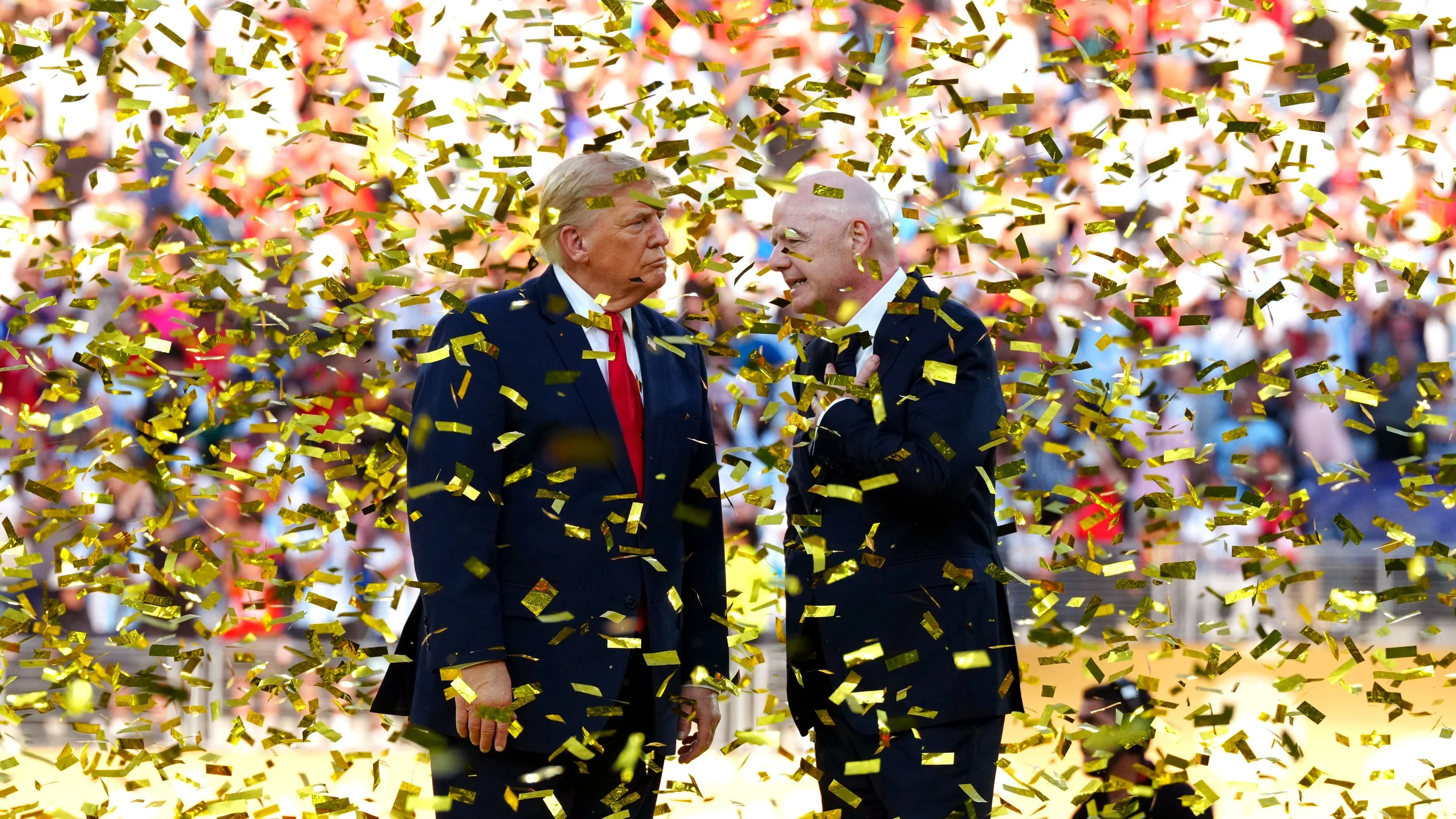 Trump beim WM-Finale: Ein Abend voller Buhrufe Trump beim WM-Finale: Ein Abend voller Buhrufe