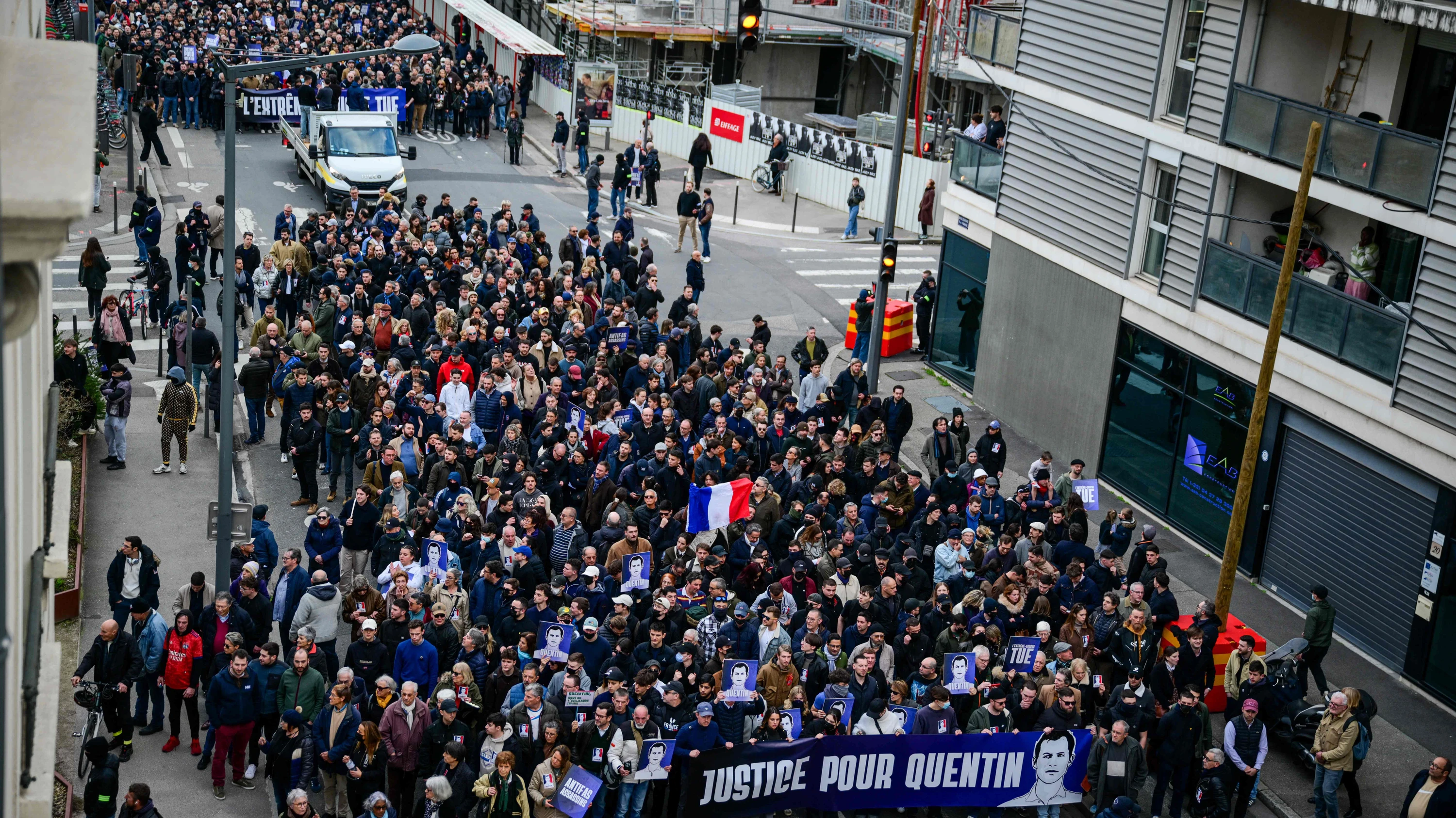 Lyon: 3200 Teilnehmer bei Gedenkmarsch für ultrarechten Aktivisten