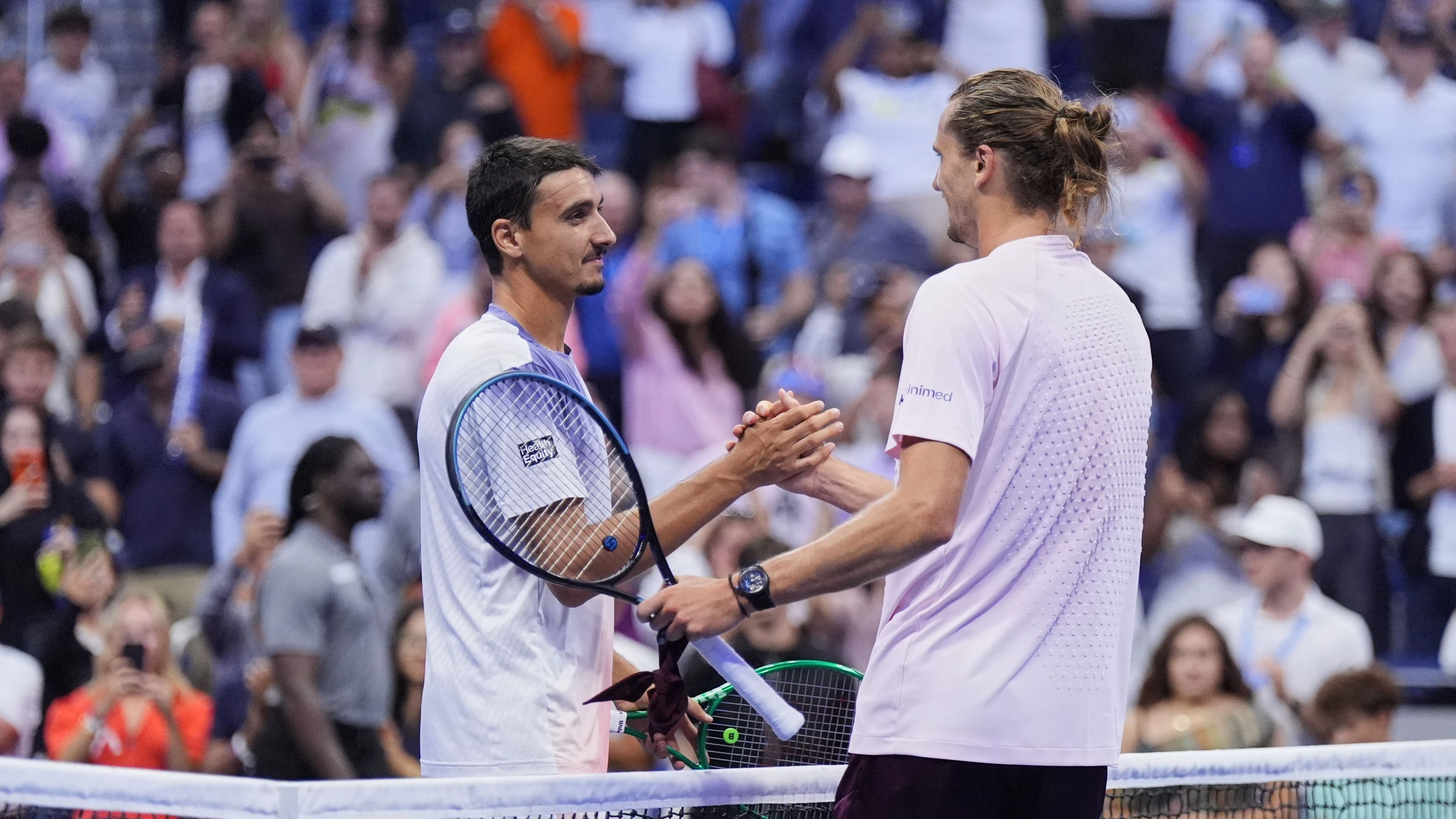 Knapper Sieg: Zverev setzt sich gegen Sonego durch. - AP Photo/Frank Franklin II