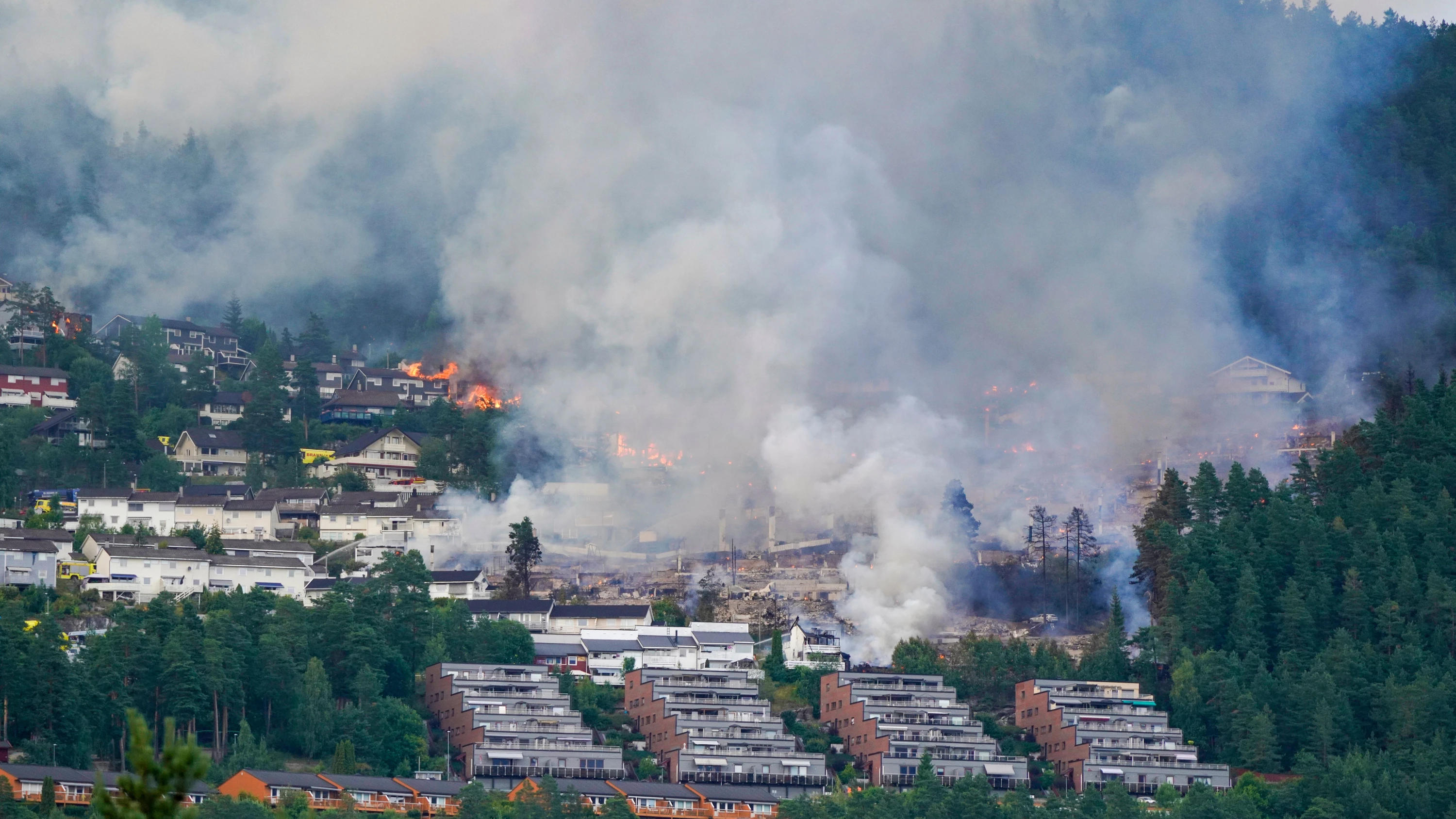 Bild: Norwegen: Brand-Katastrophe in Norwegen von historischer Dimension