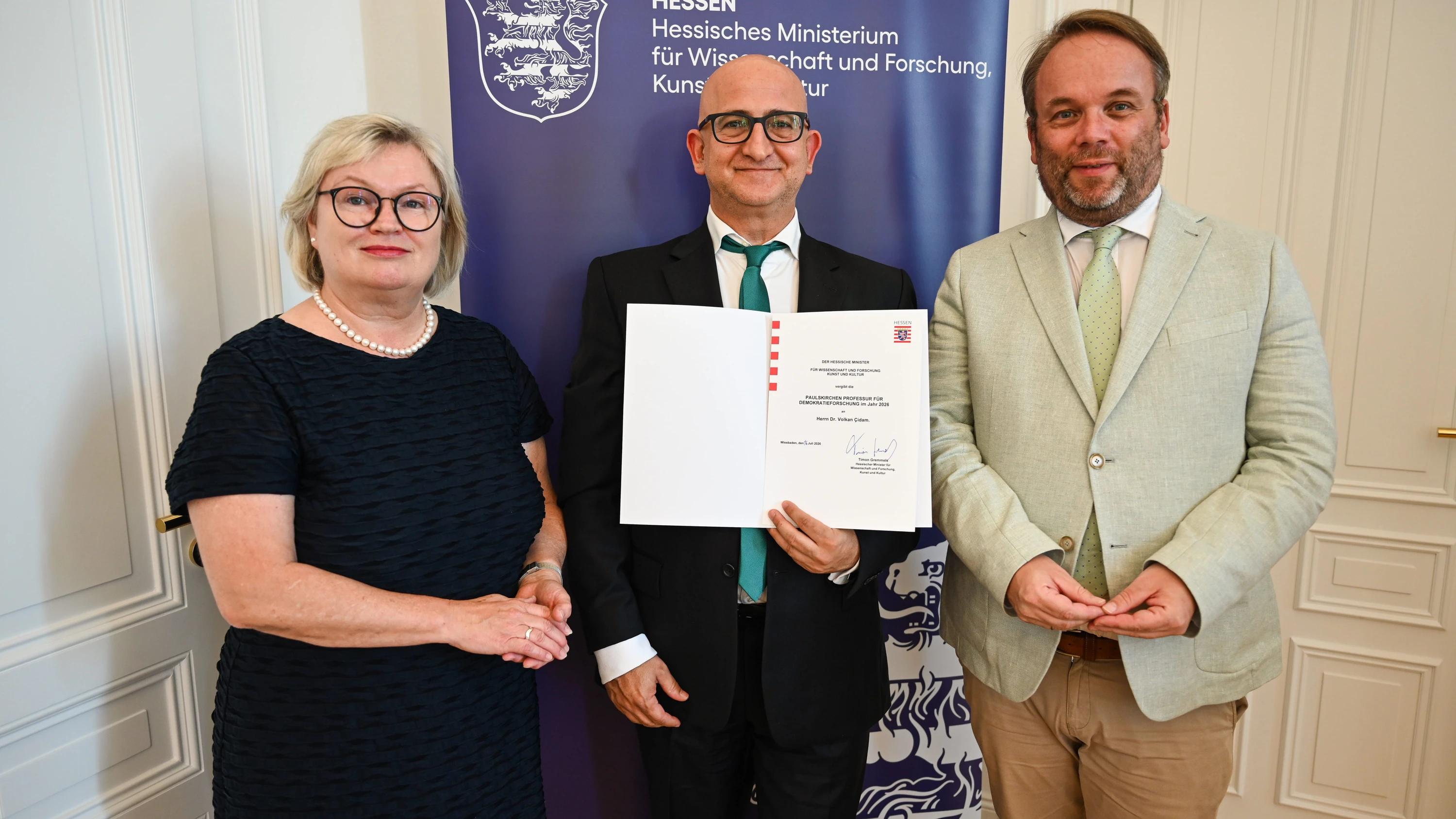 Meinungsfreiheit: Dissident übernimmt Paulskirchen-Professur