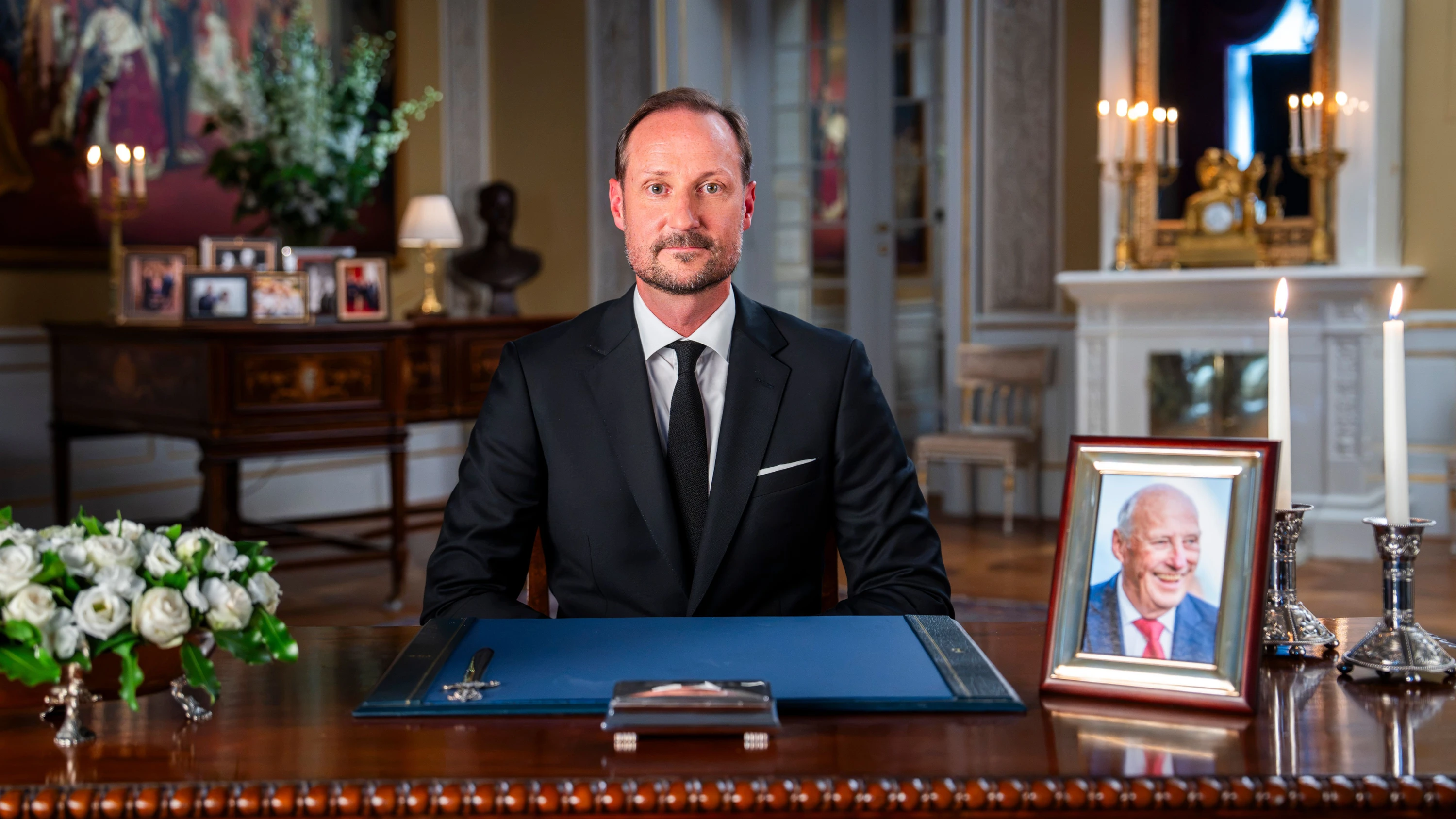Norwegen: König Haakon VIII. hält seine erste Ansprache