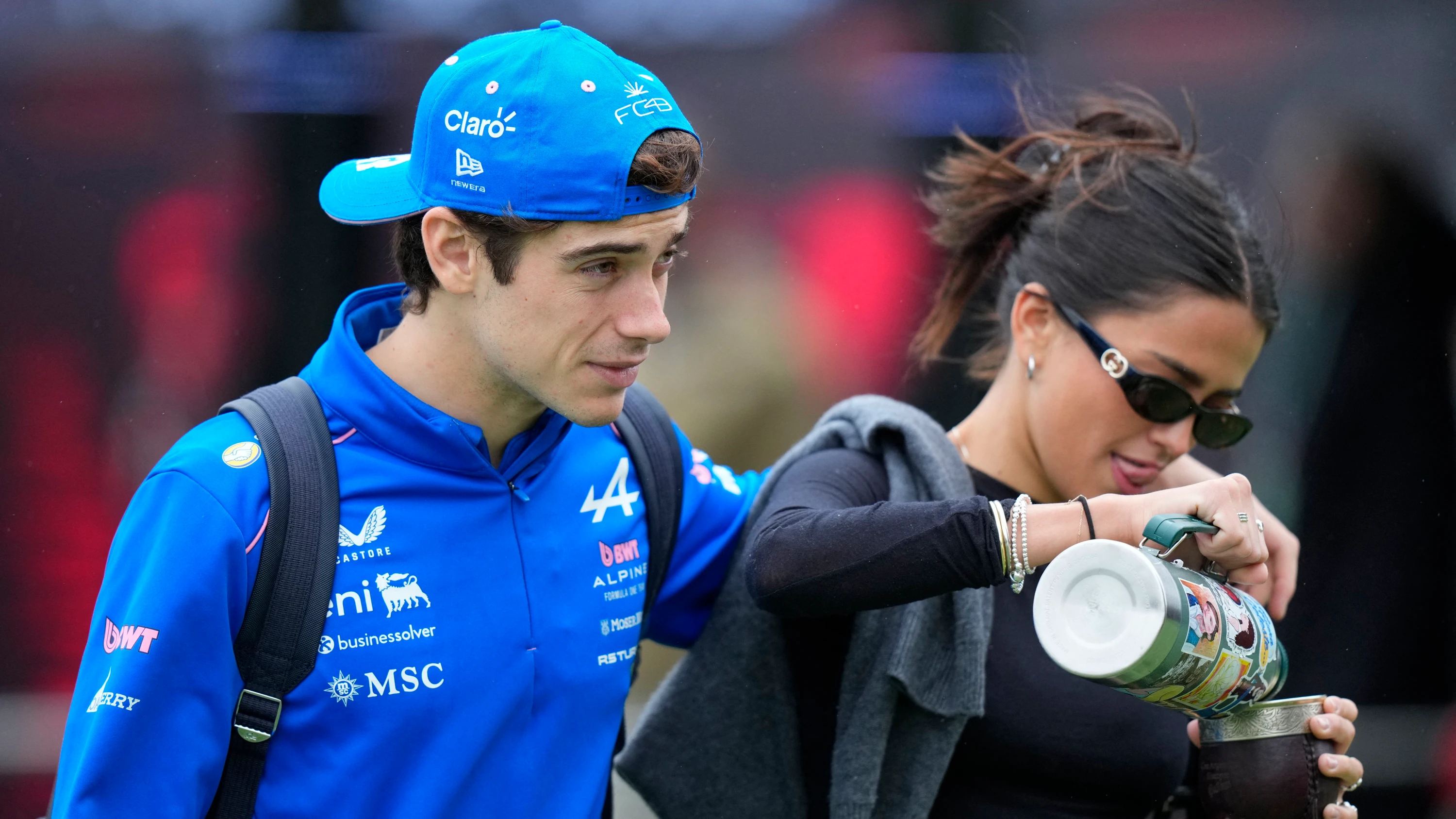 Formel-1-Pilot Franco Colapinto mit Freundin Maia Reficco - Reuters