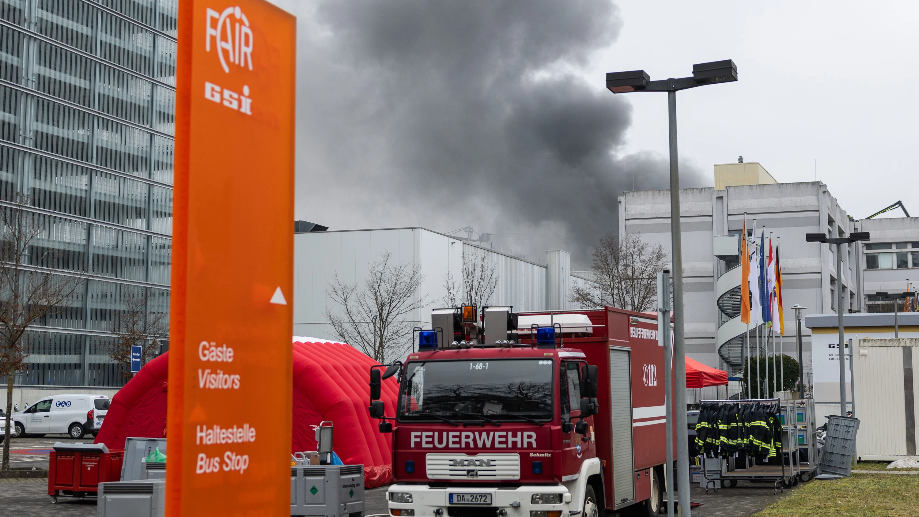 GSI in Darmstadt: Großbrand bremst neuen Teilchenbeschleuniger aus