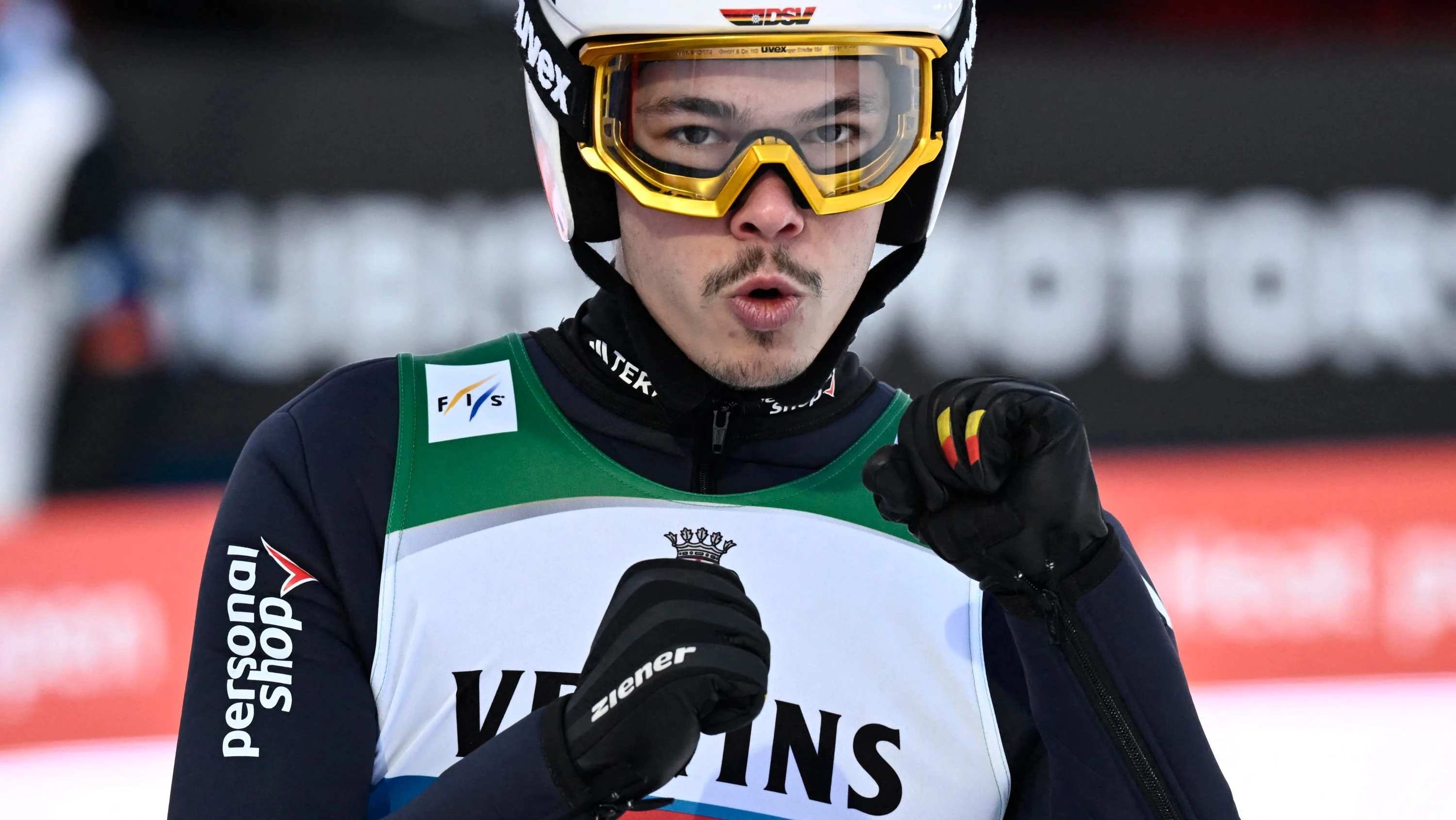 Einer von zwei deutschen Springern bei der diesjährigen Tournee, die mithalten können: Philipp Raimund - AFP